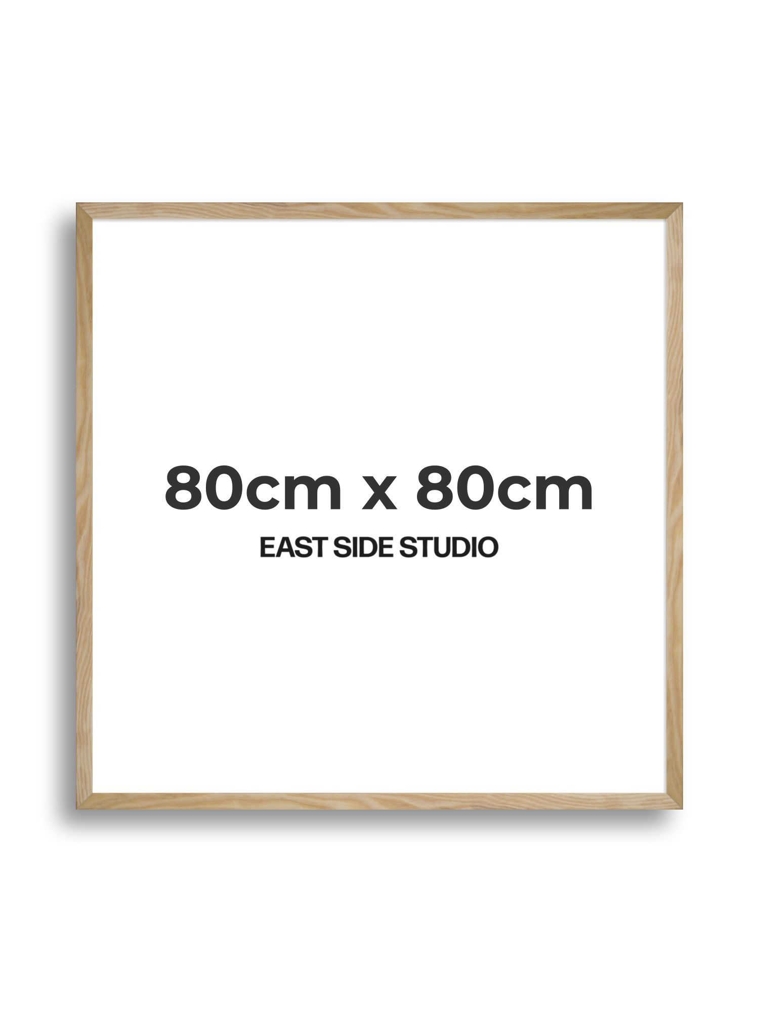 Solid Ash 80cm x 80cm picture frame