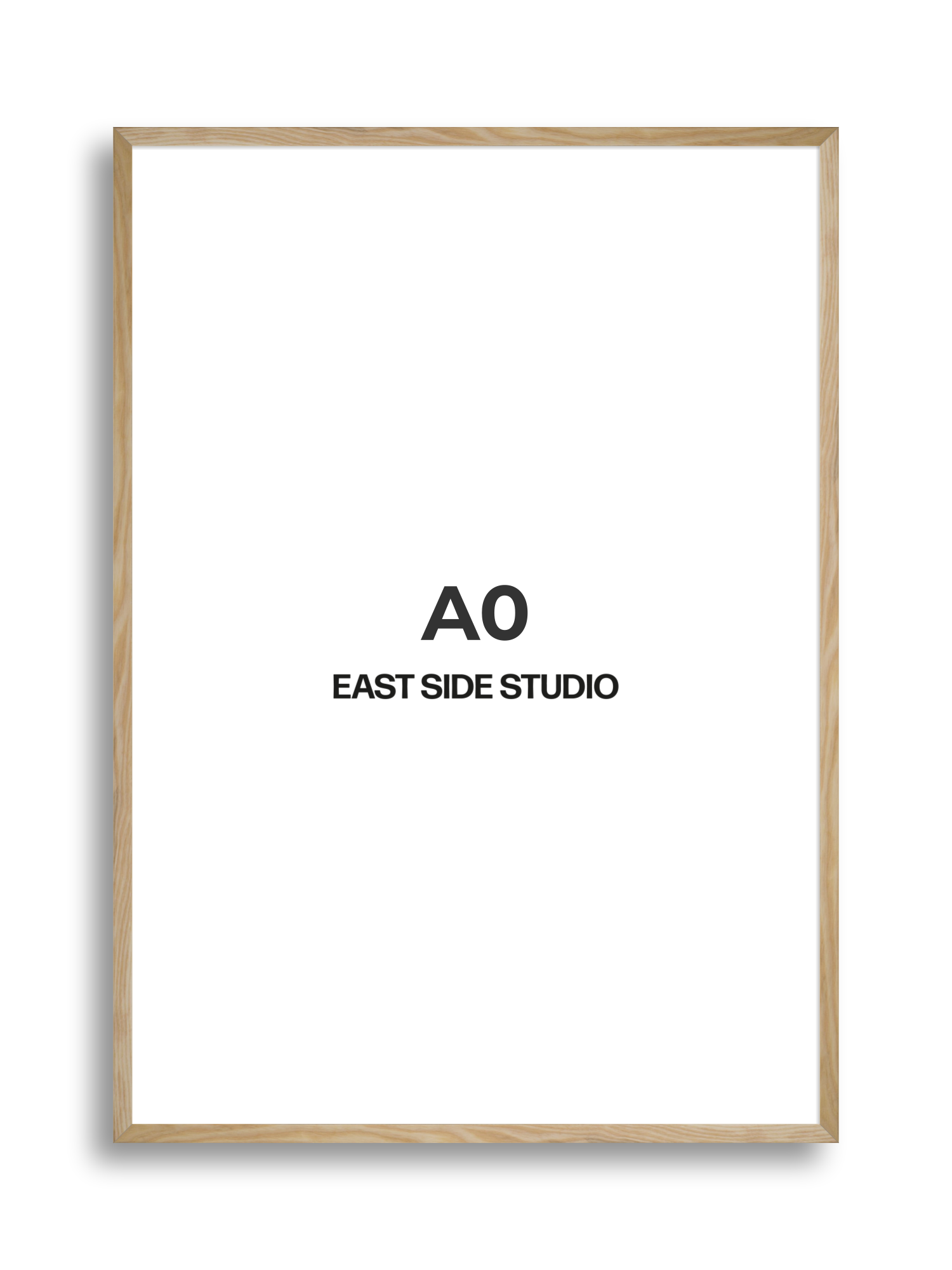 Solid Ash A0 picture frame