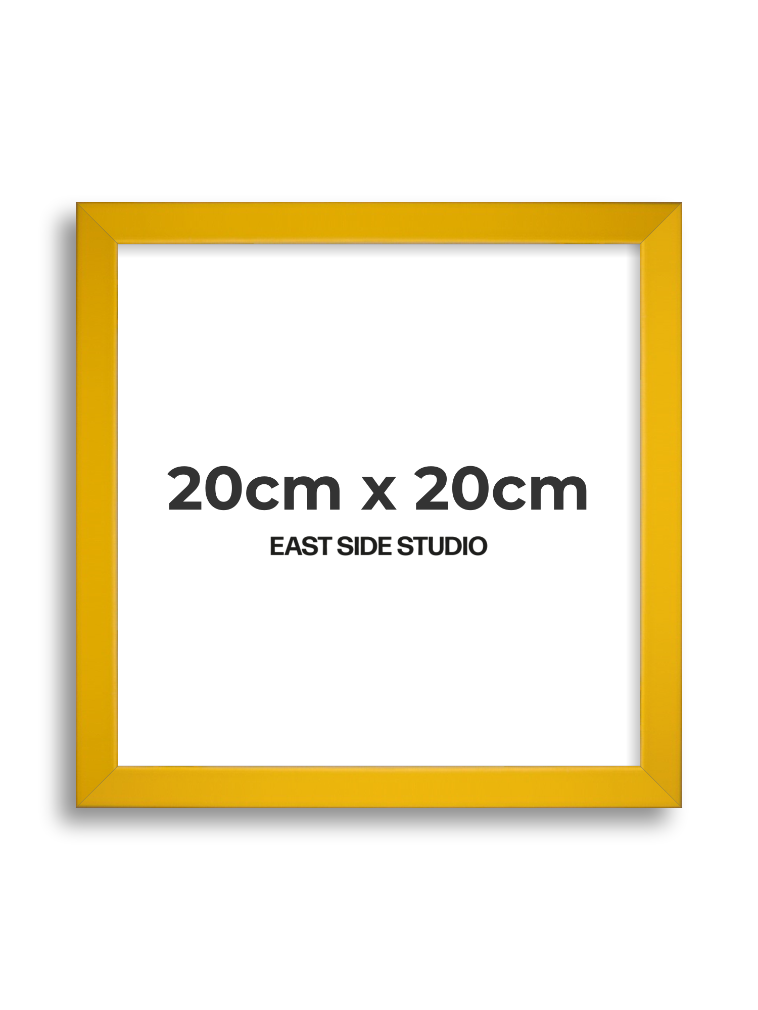 Egg Yolk Yellow 20cm x 20cm picture frame