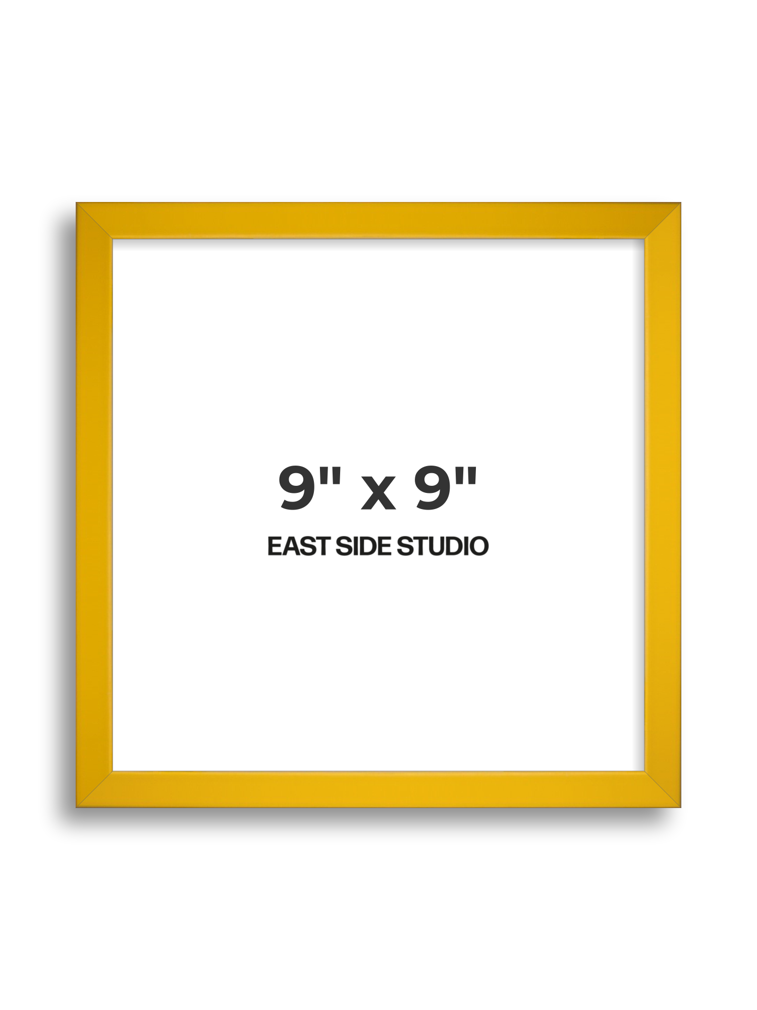 Egg Yolk Yellow 9" x 9" picture frame