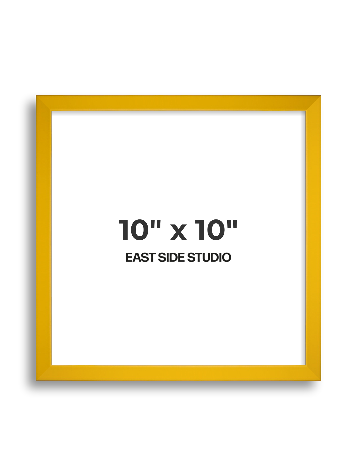Egg Yolk Yellow 10" x 10" picture frame