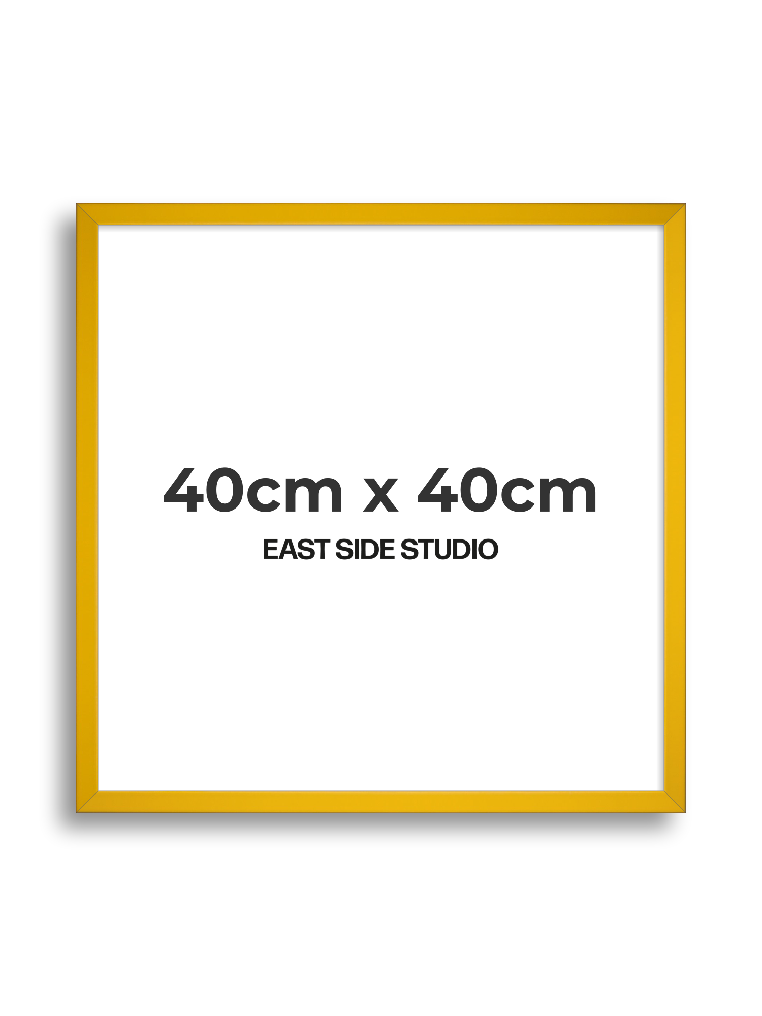Egg Yolk Yellow 40cm x 40cm picture frame