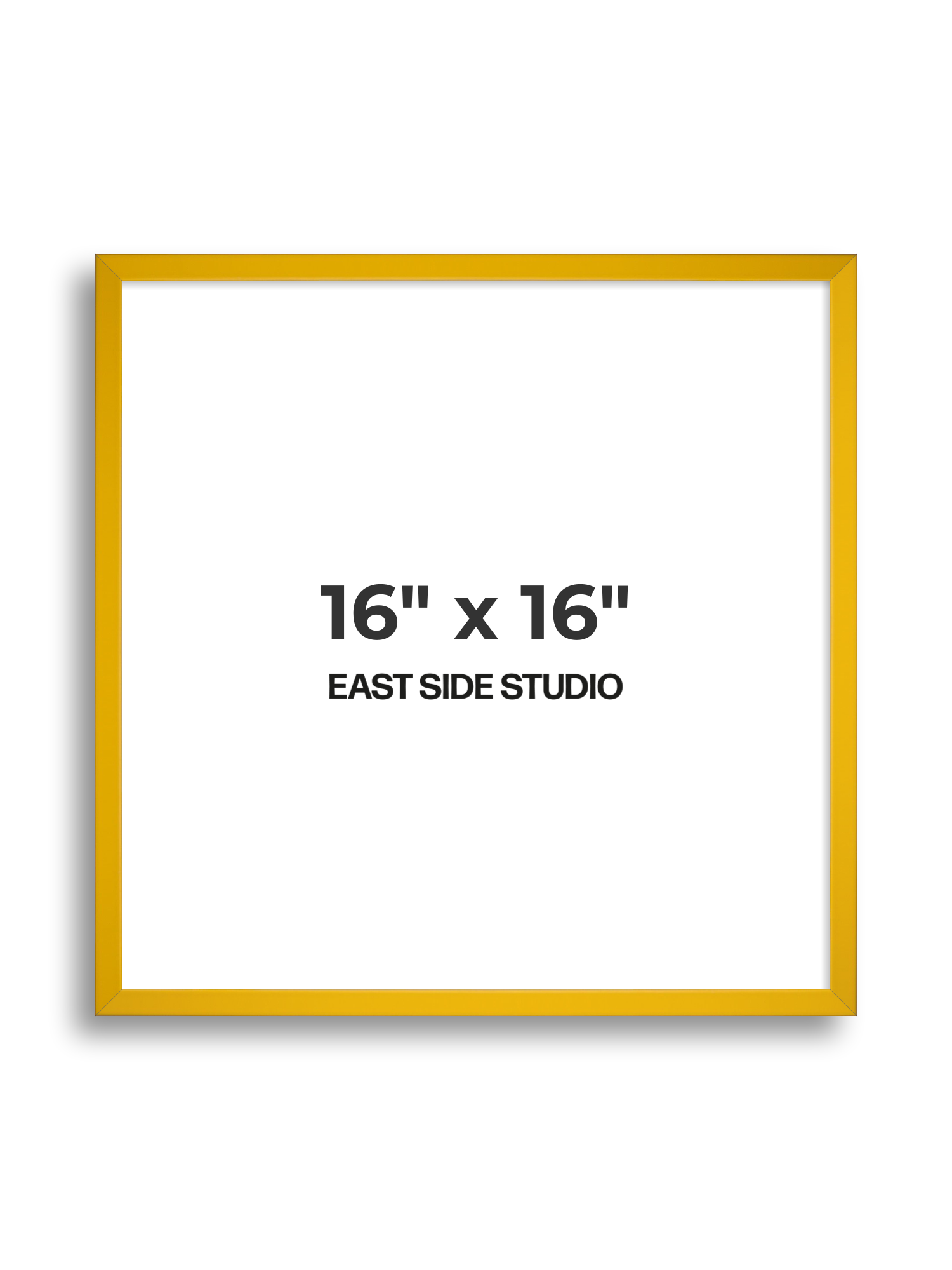Egg Yolk Yellow 16" x 16" picture frame