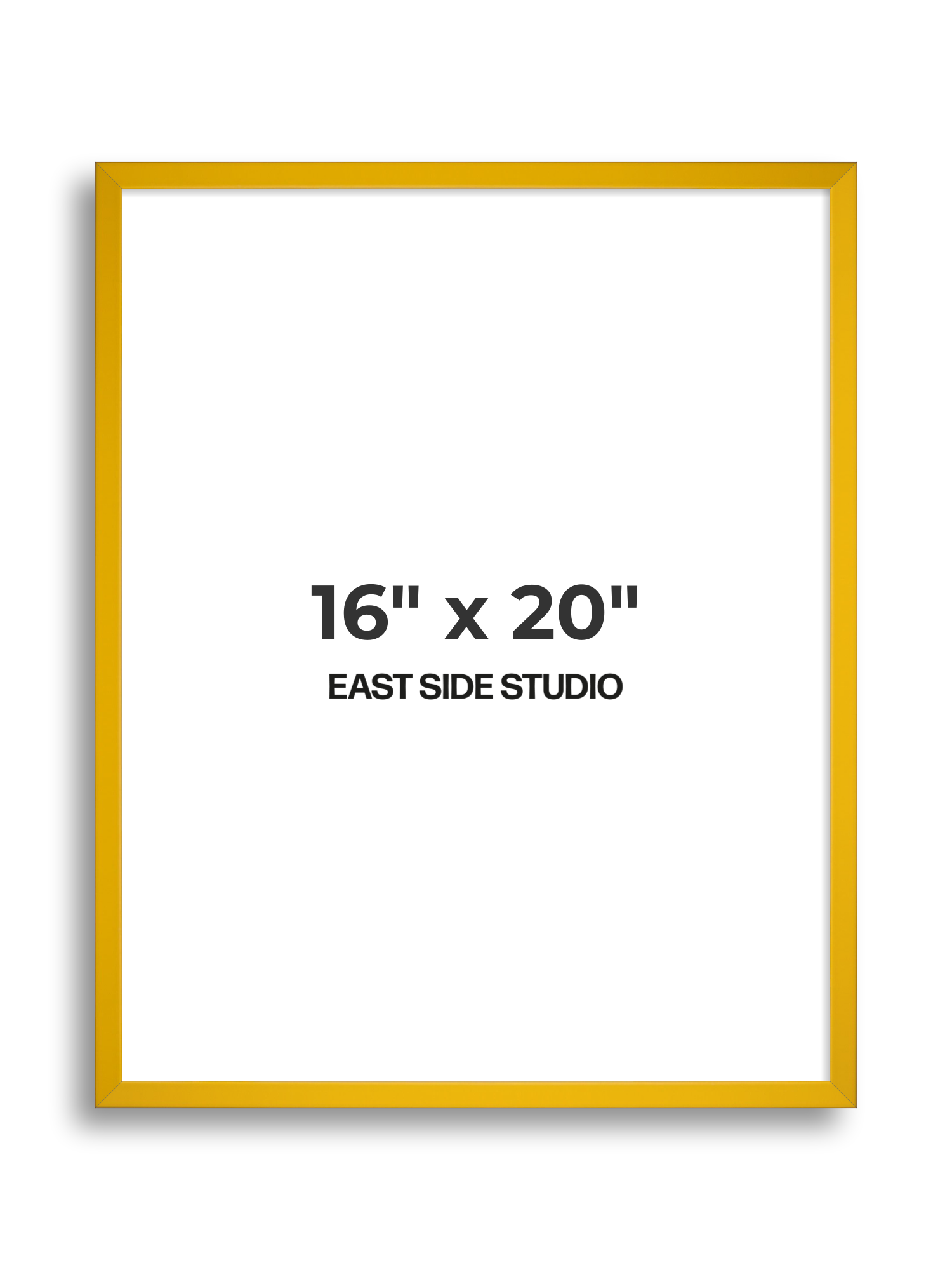 Egg Yolk Yellow 16" x 20" picture frame