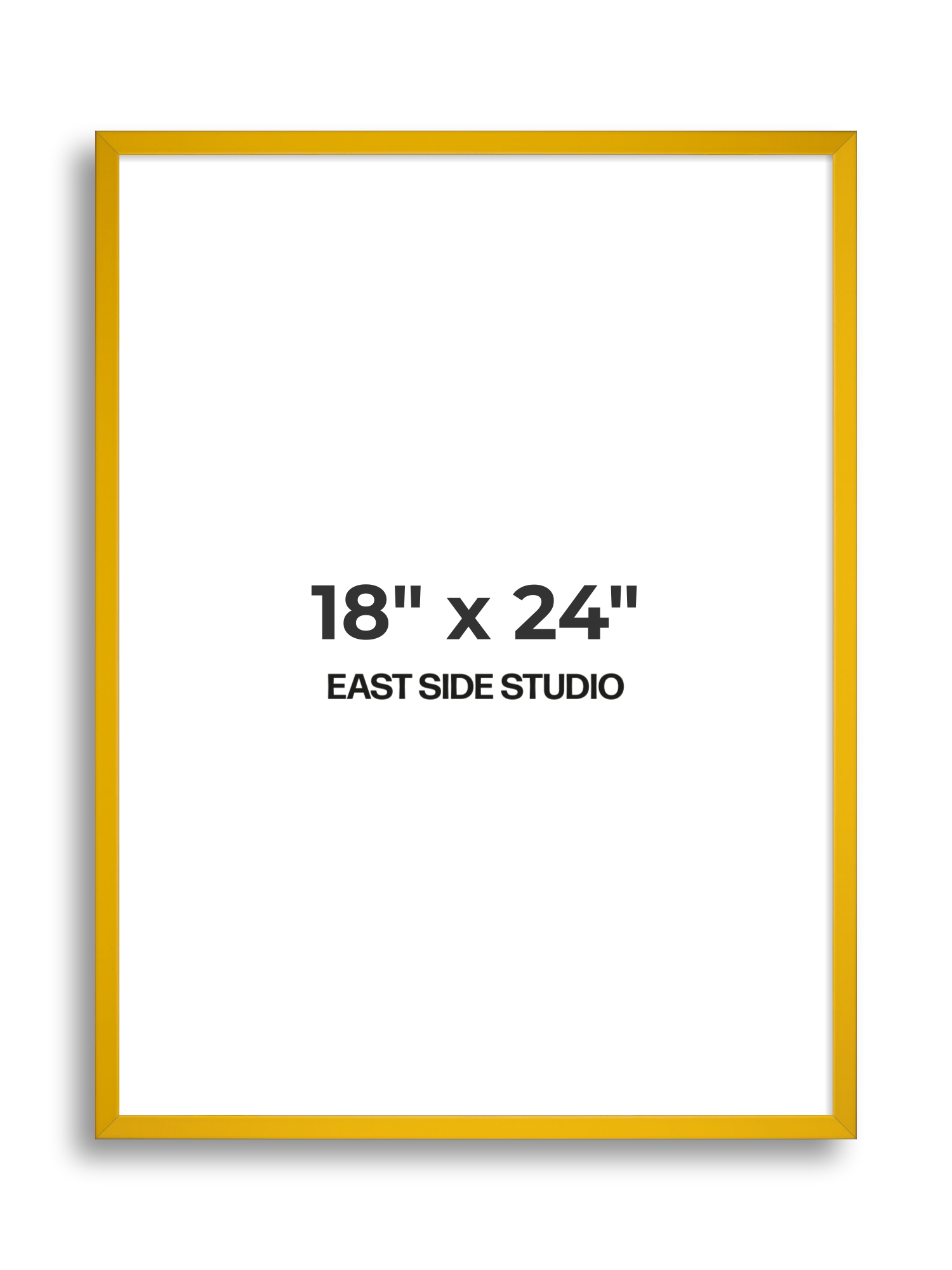 Egg Yolk Yellow 18" x 24" picture frame