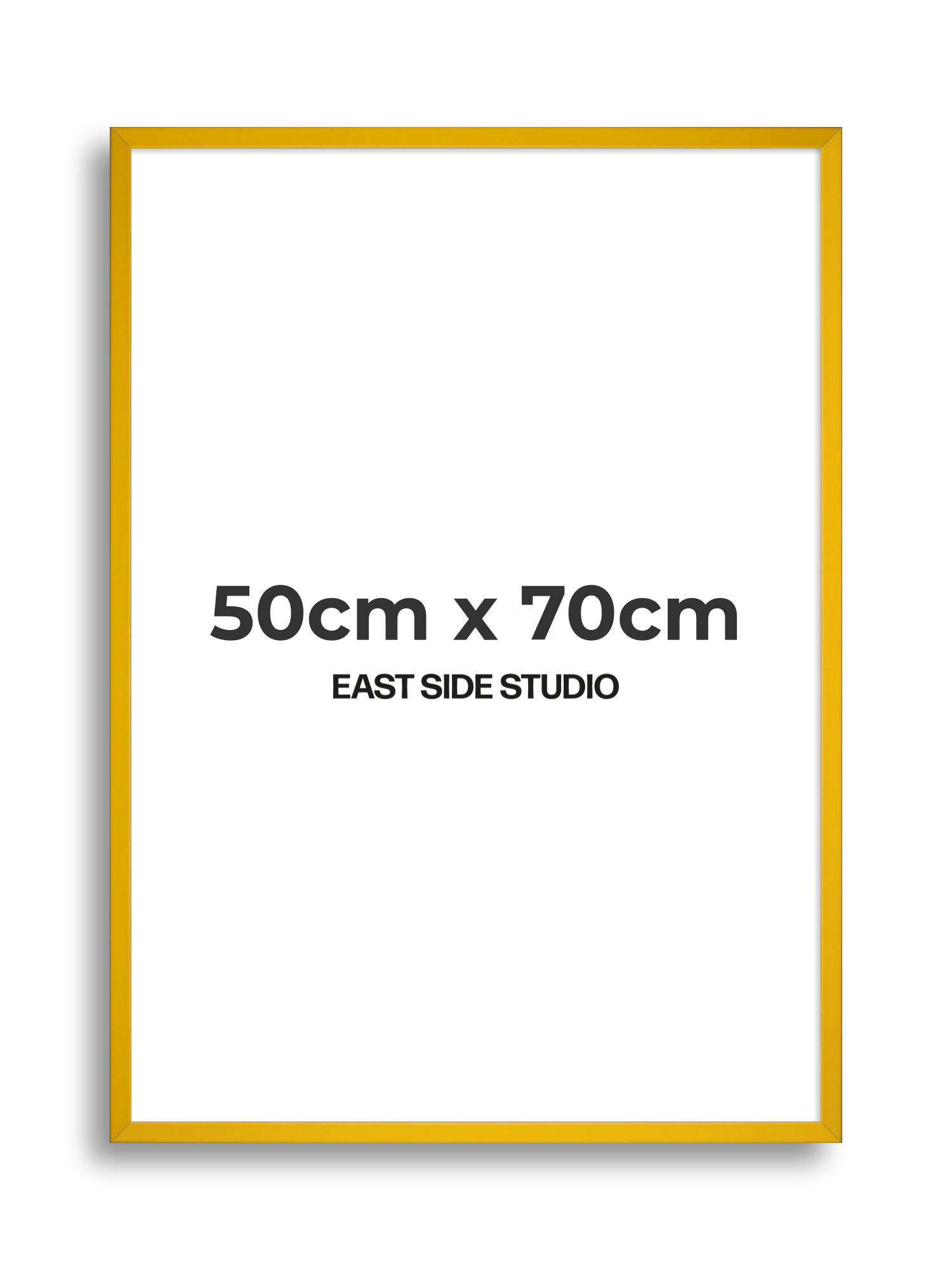 Egg Yolk Yellow 50cm x 70cm picture frame