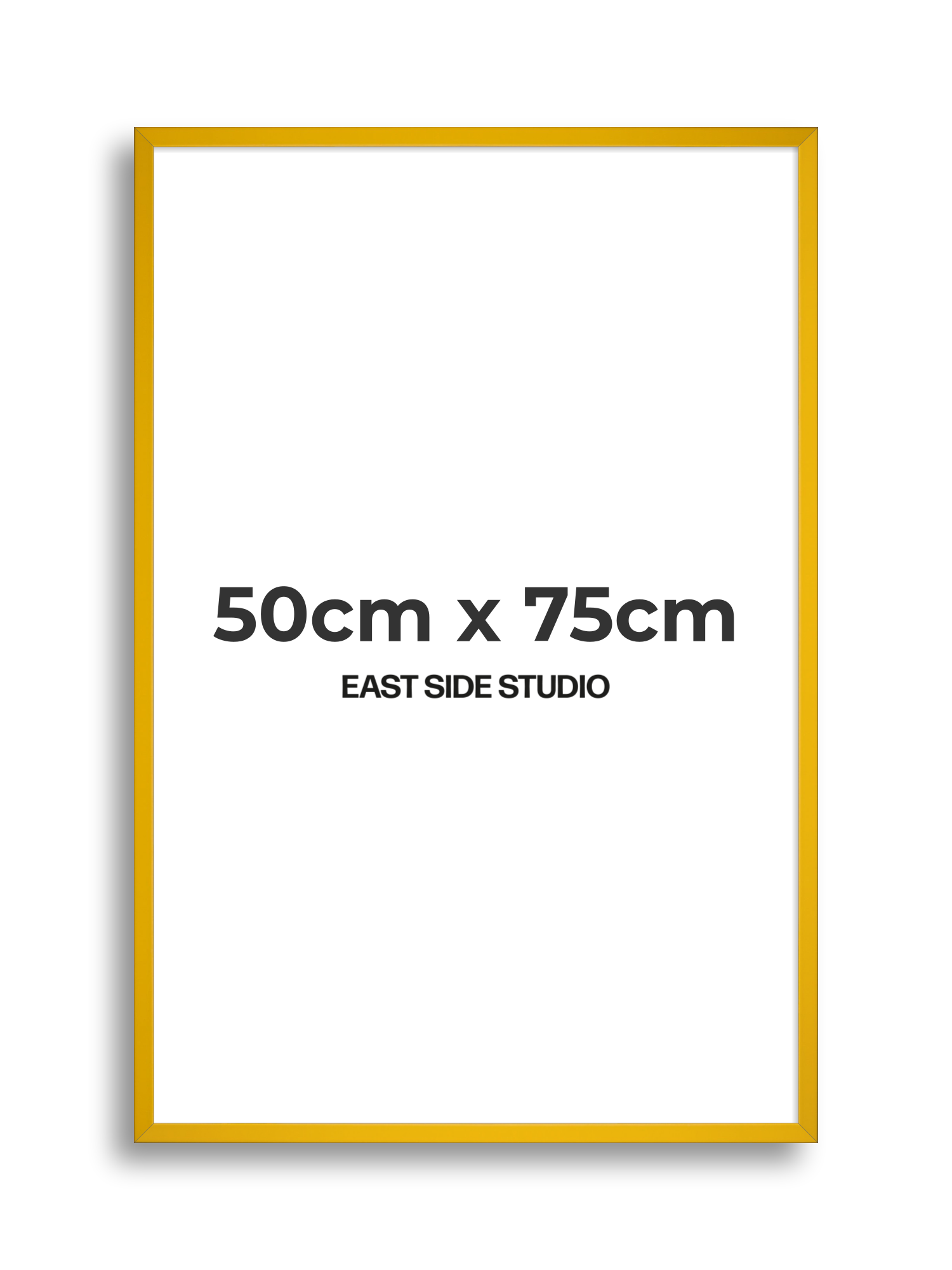 Egg Yolk Yellow 50cm x 75cm picture frame