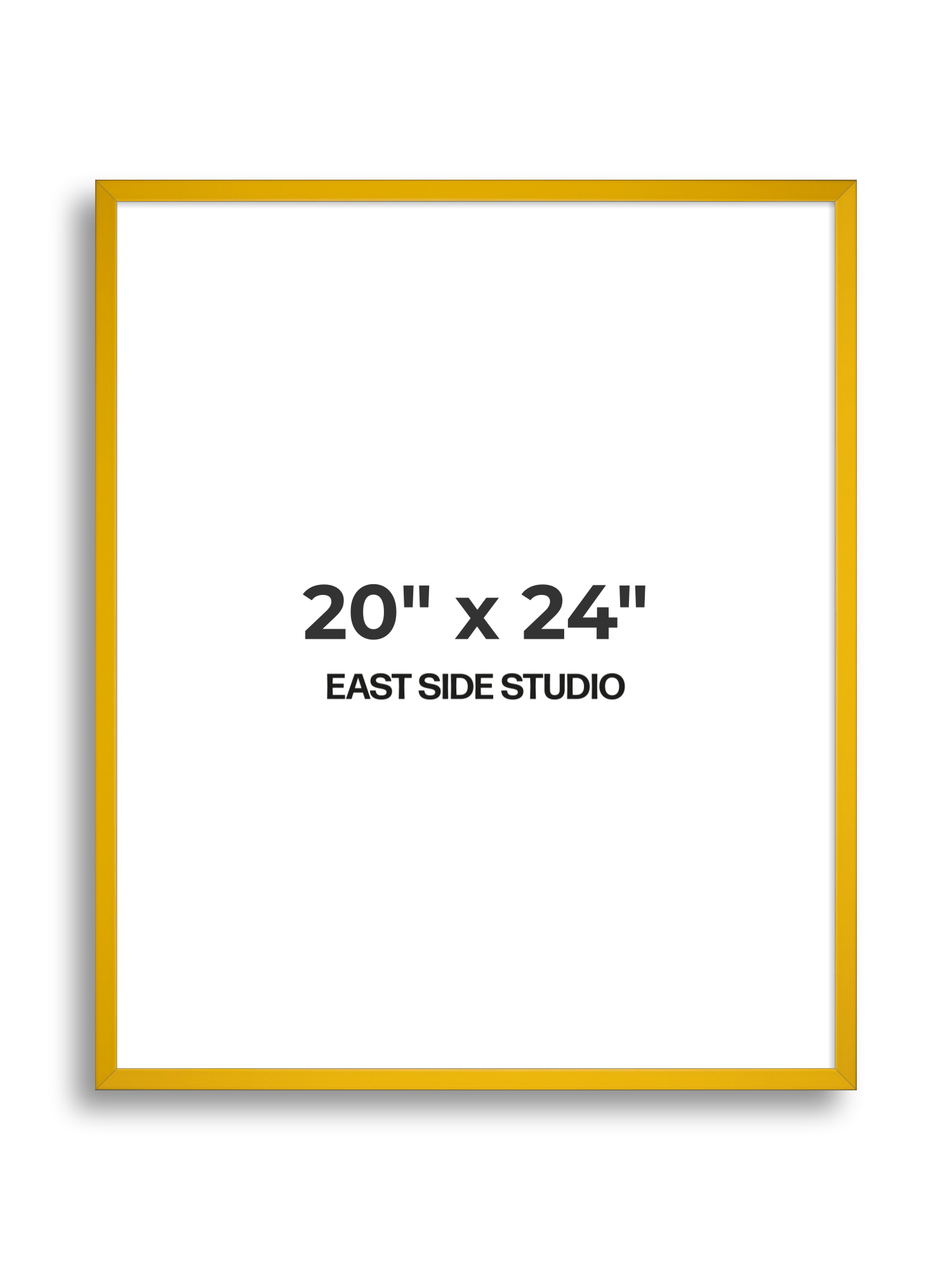 Egg Yolk Yellow 20" x 24" picture frame