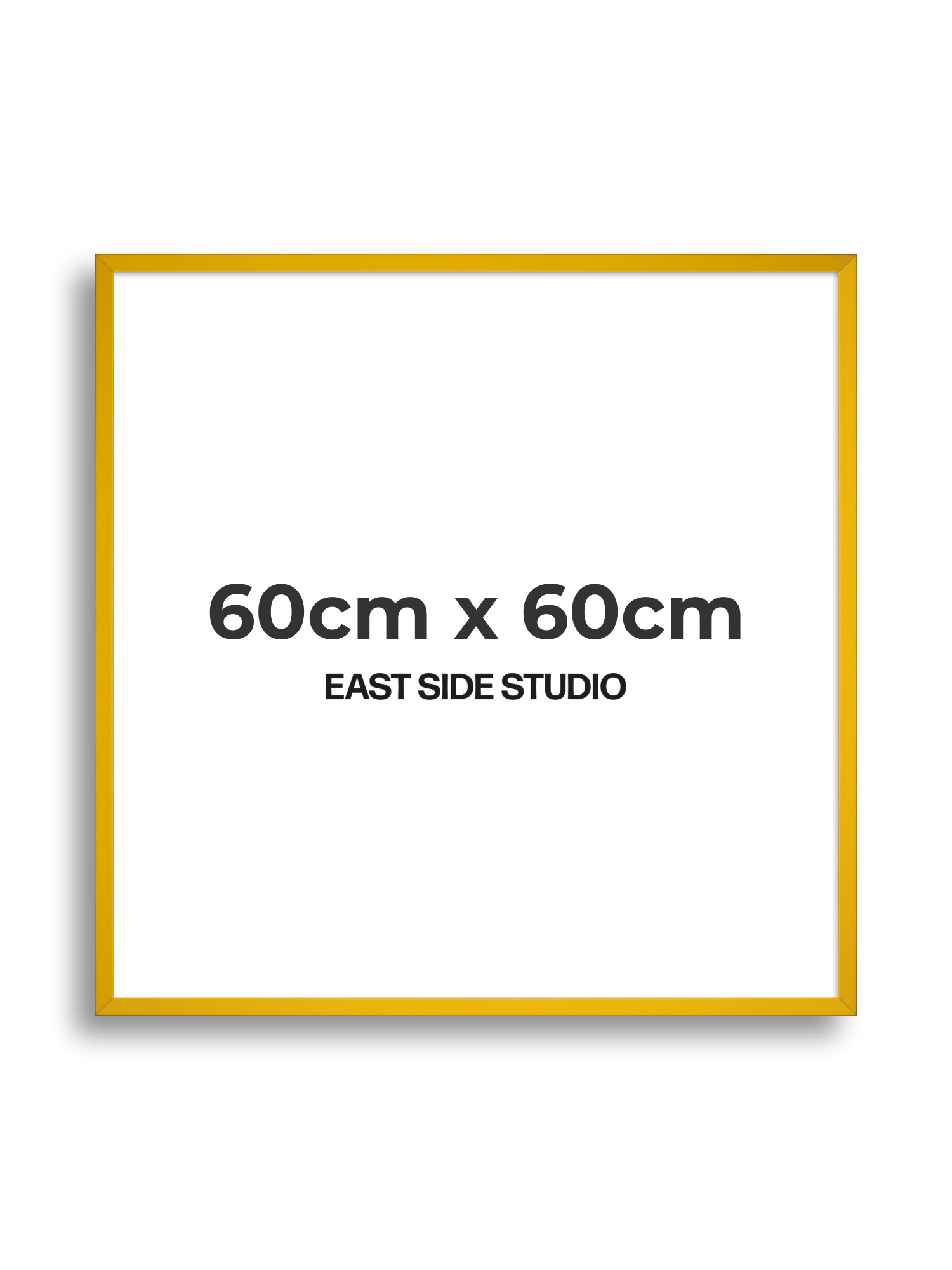 Egg Yolk Yellow 60cm x 60cm picture frame