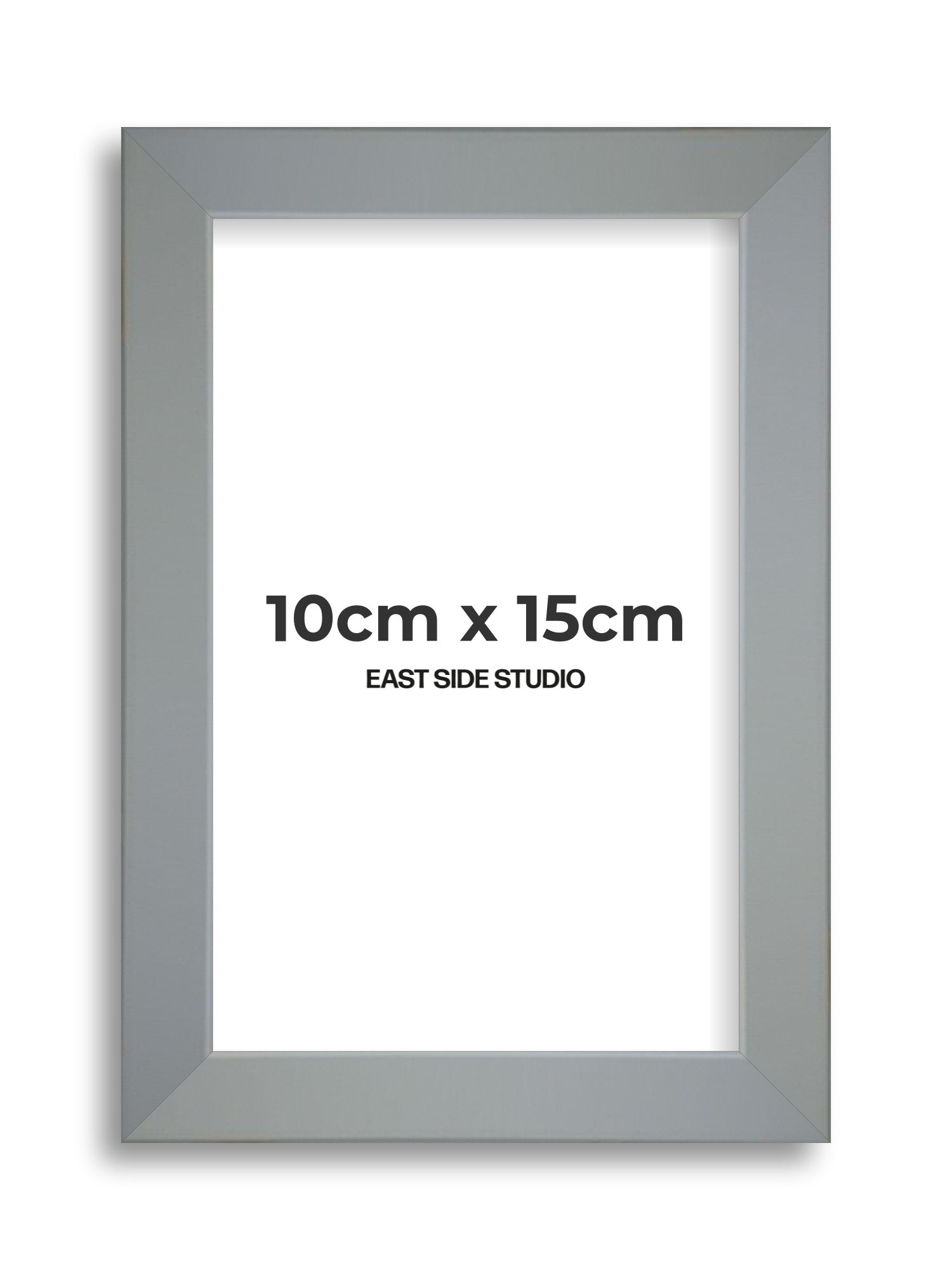 Steel Grey 10cm x 15cm picture frame