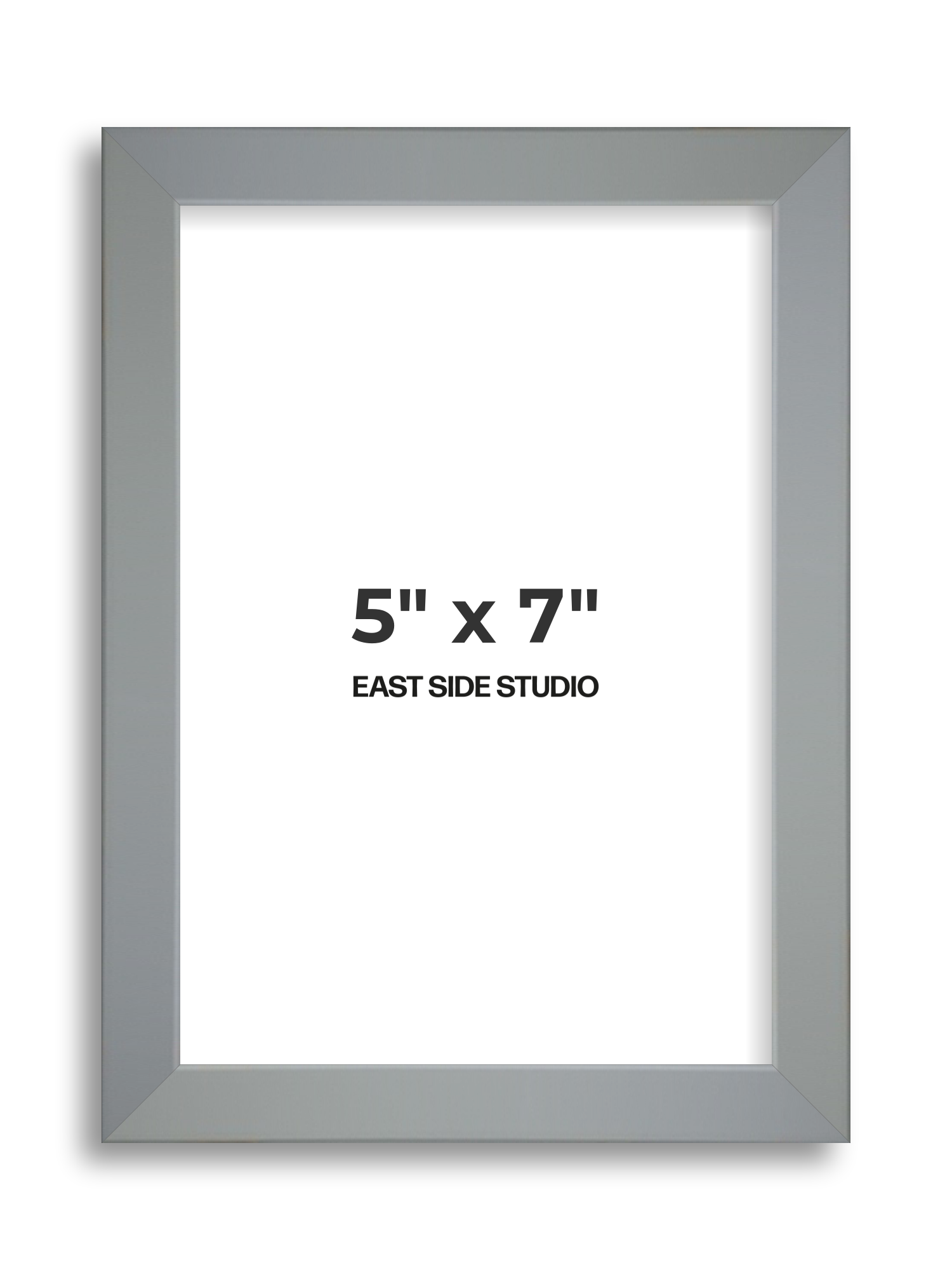 Steel Grey 5" x 7" picture frame