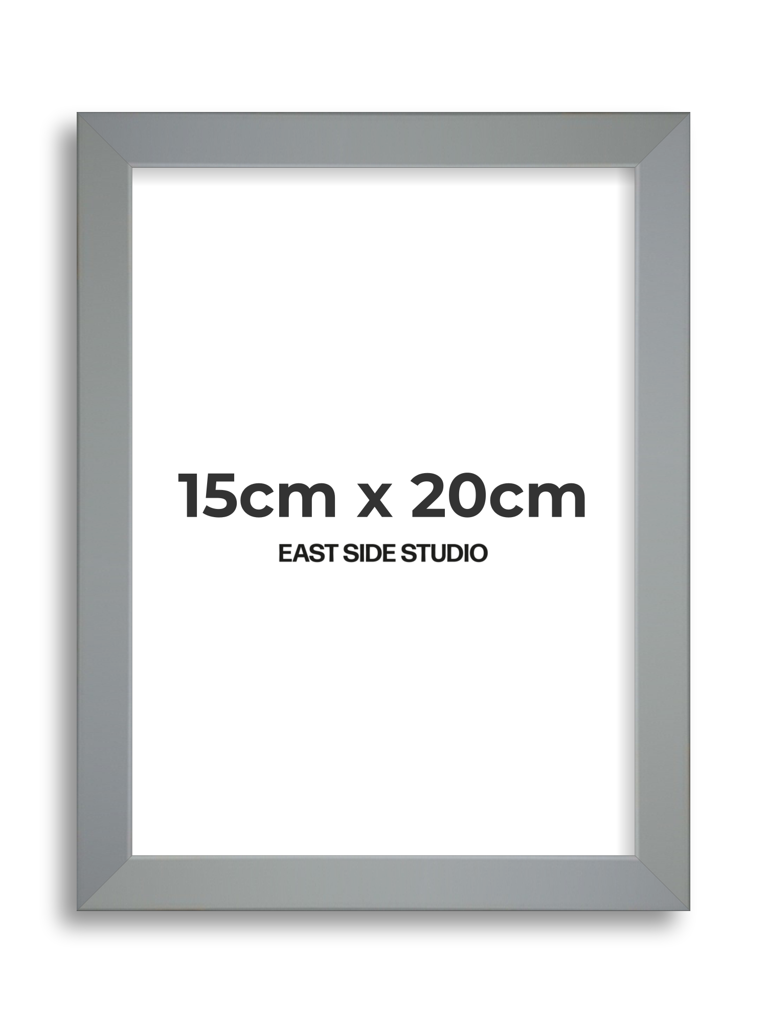 Steel Grey 15cm x 20cm picture frame