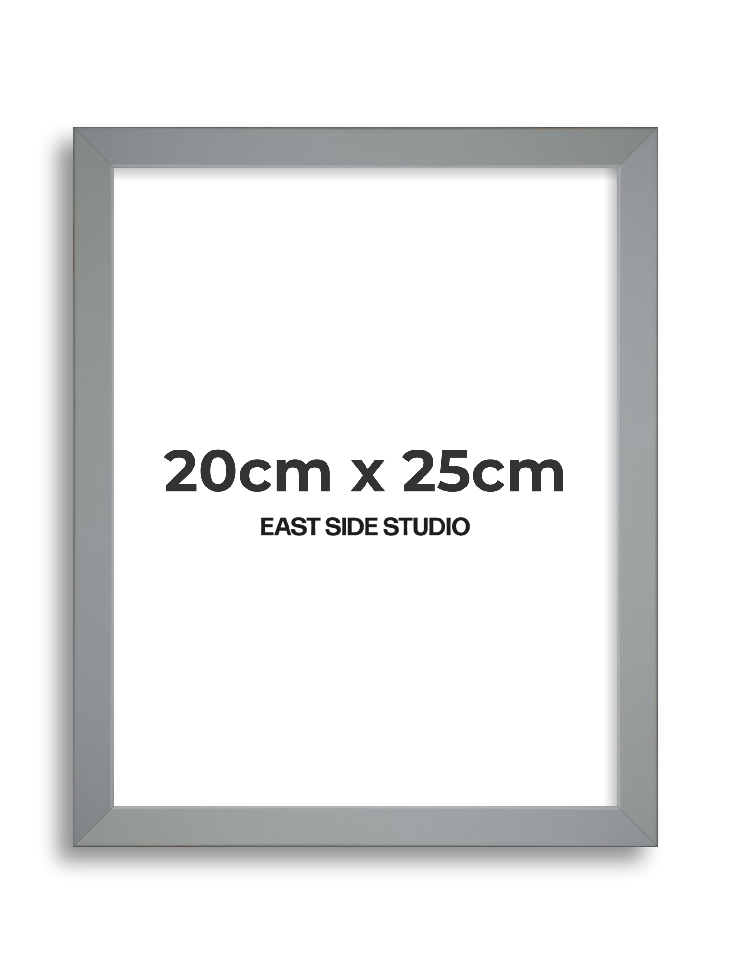 Steel Grey 20cm x 25cm picture frame