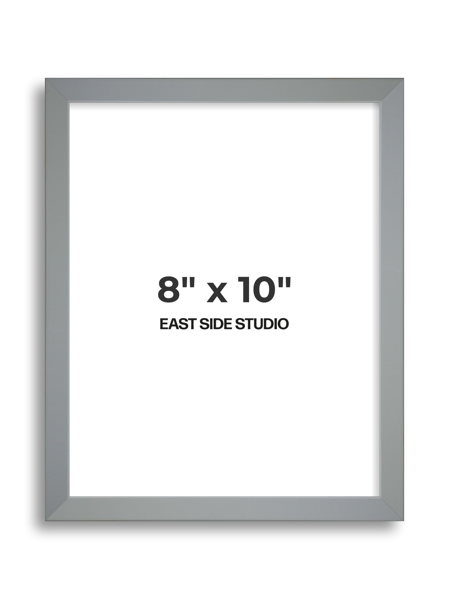 Steel Grey 8" x 10" picture frame