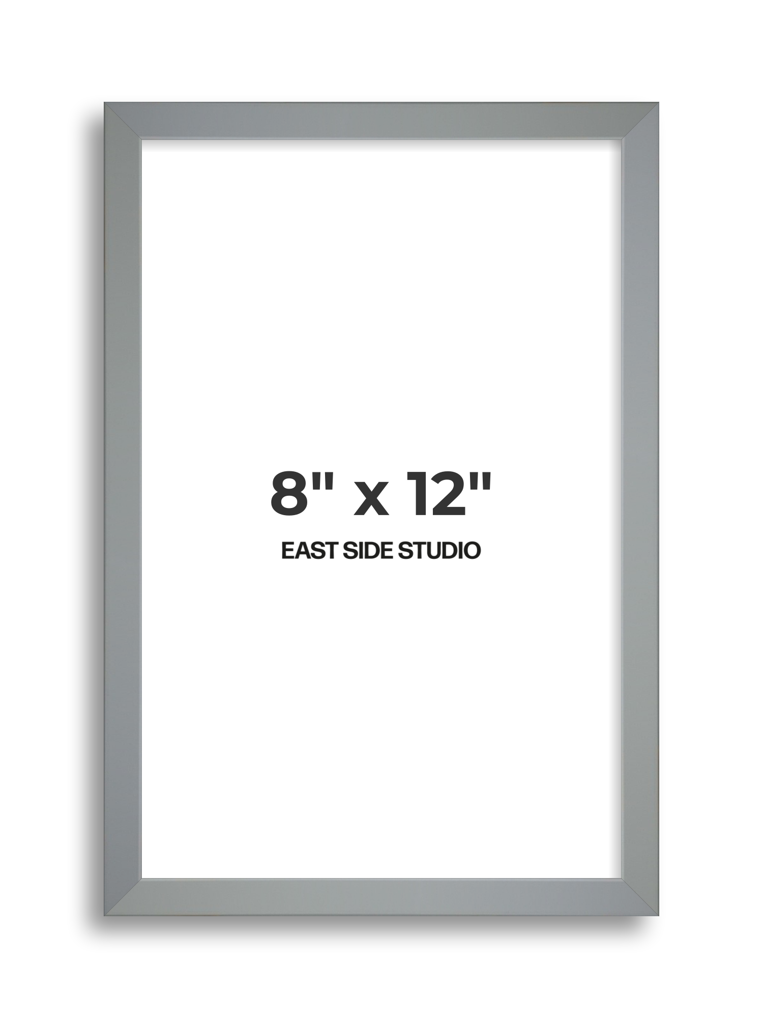 Steel Grey 8" x 12" picture frame
