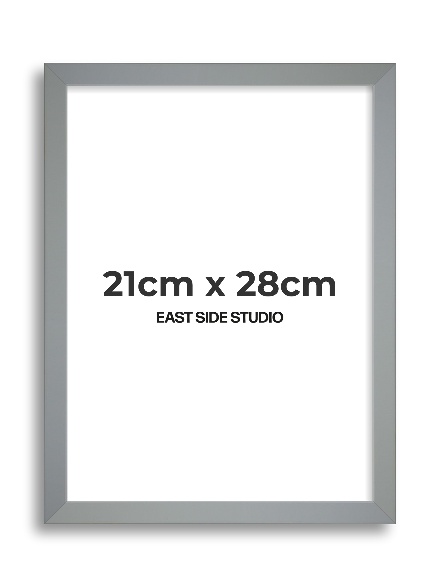 Steel Grey 21cm x 28cm picture frame