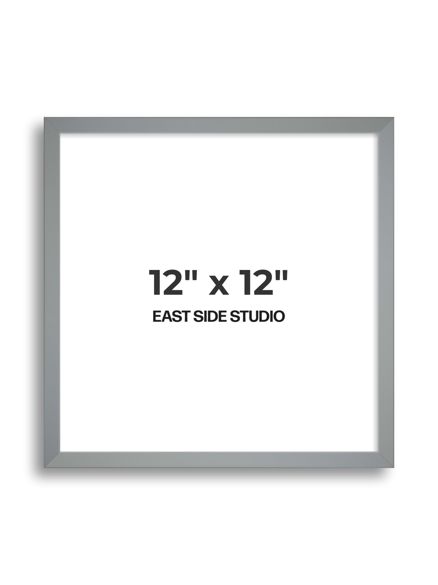 Steel Grey 12" x 12" picture frame