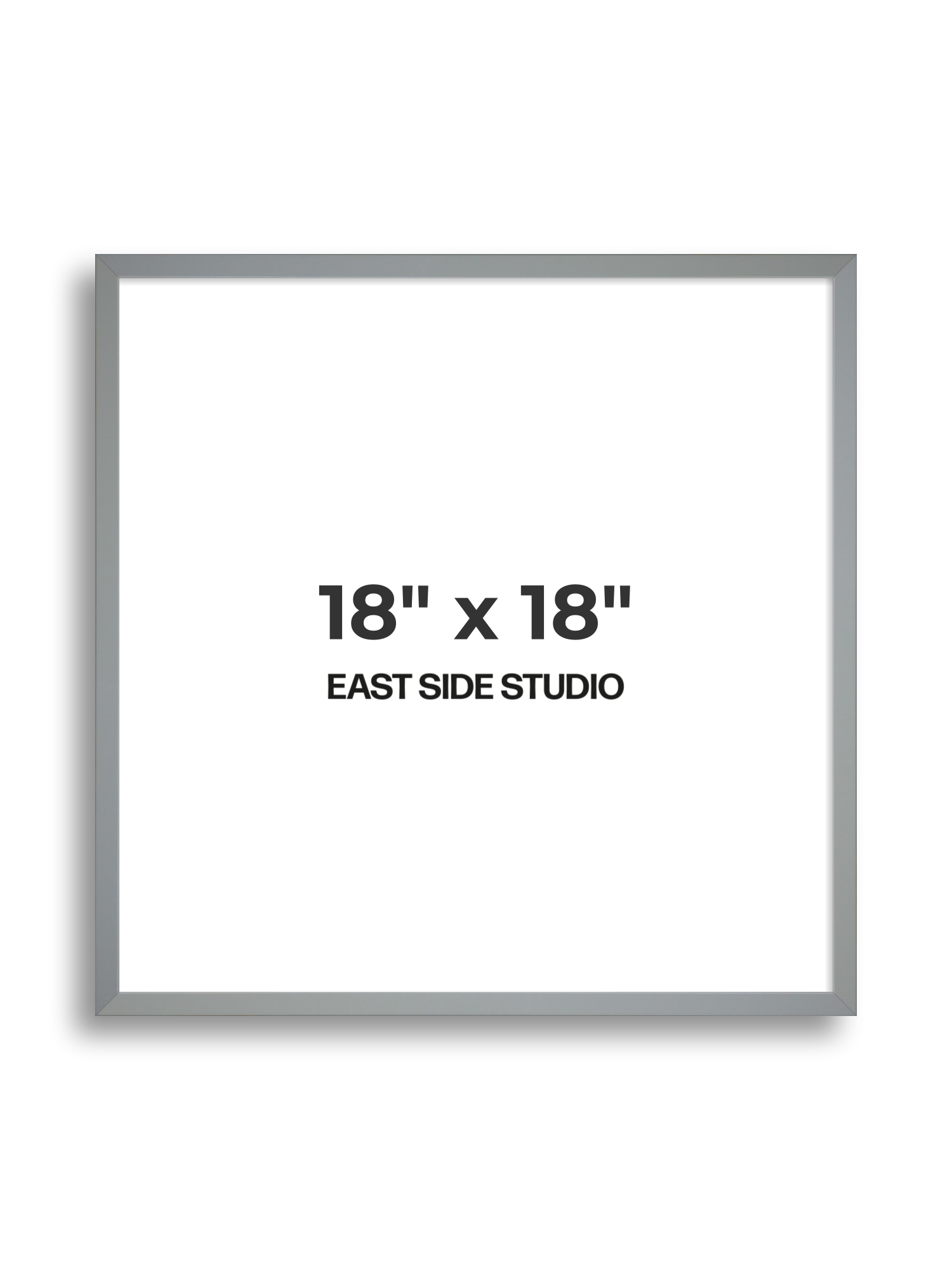 Steel Grey 18" x 18" picture frame