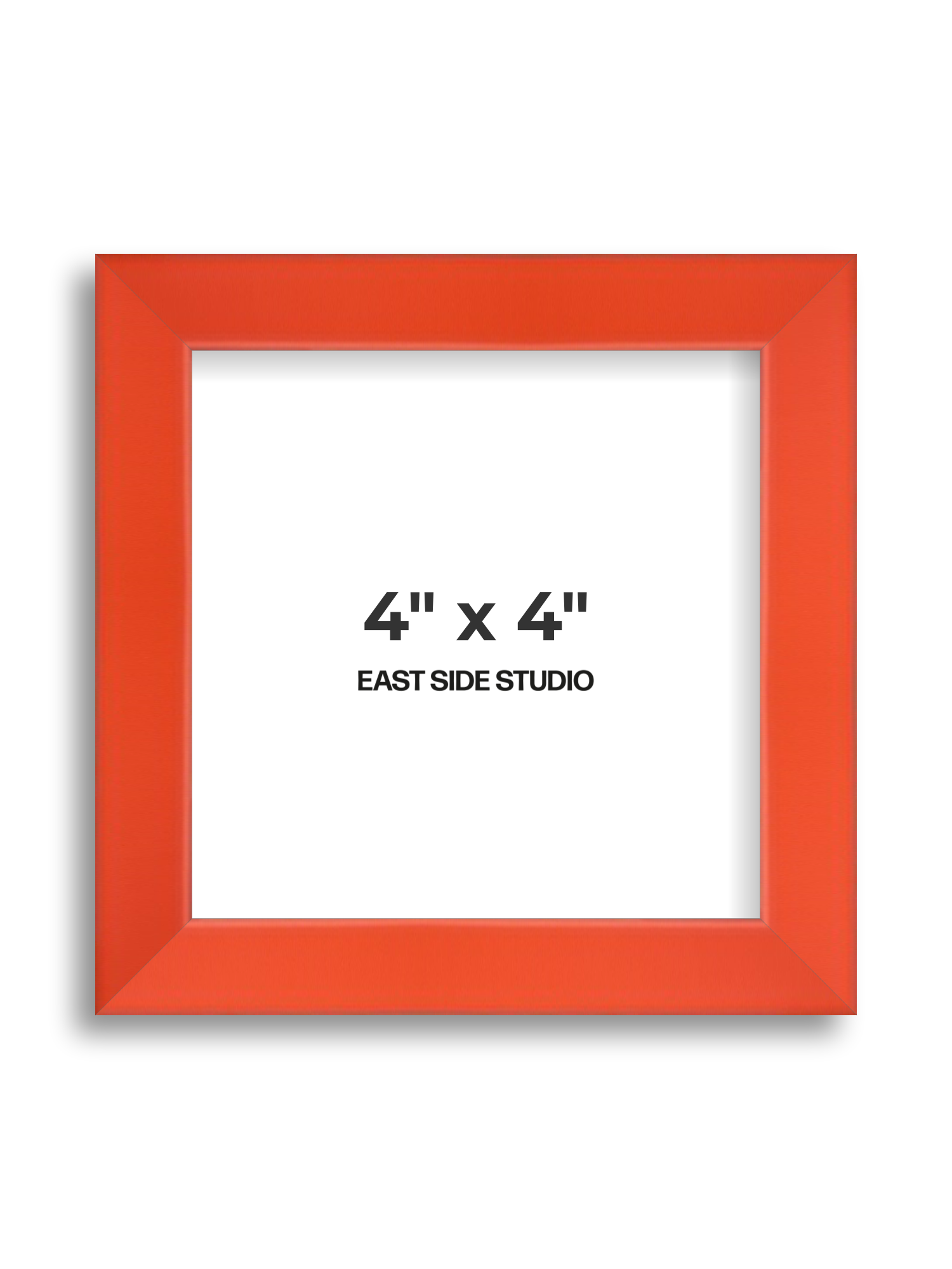 Tangerine 4" x 4" picture frame