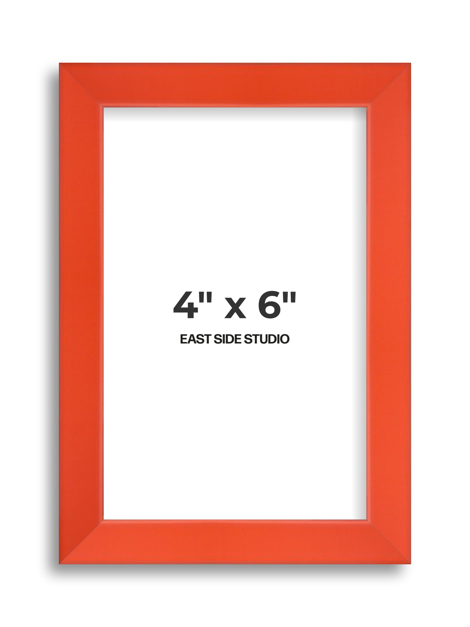 Tangerine 4" x 6" picture frame