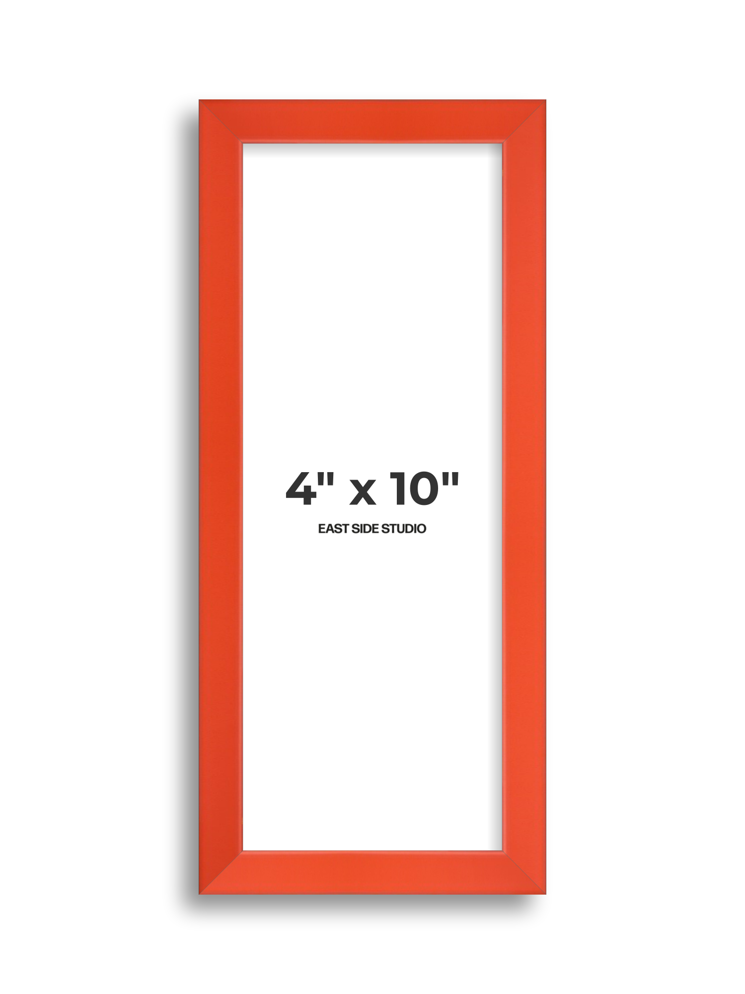 Tangerine 4" x 10" picture frame