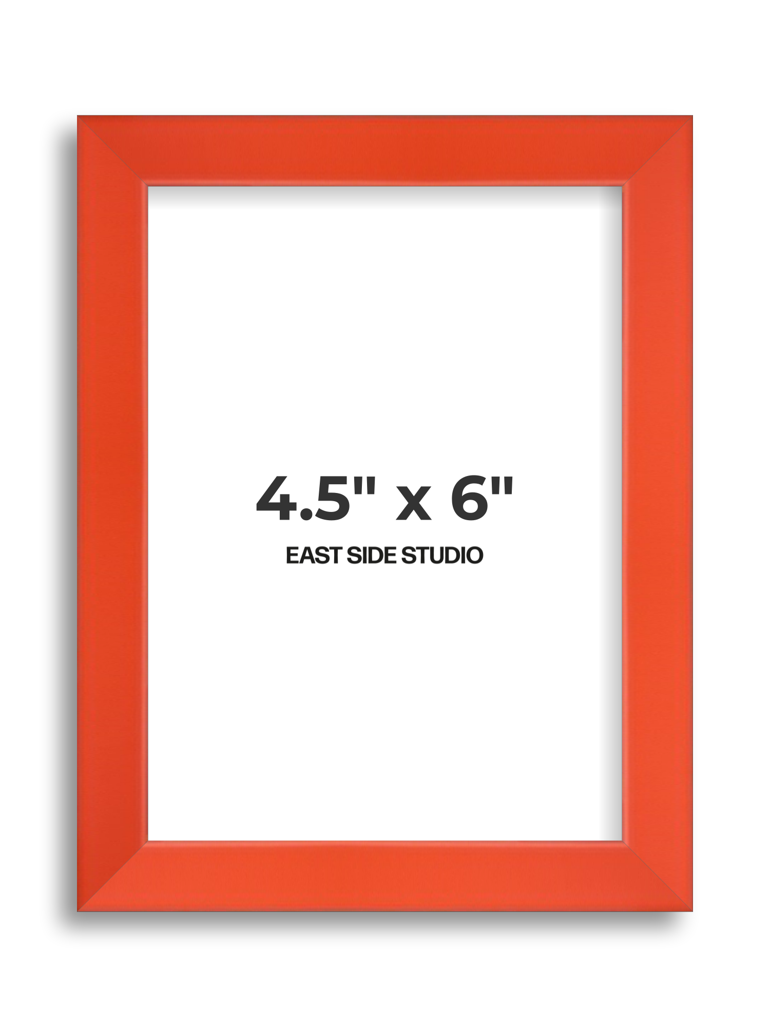 Tangerine 4.5" x 6" picture frame