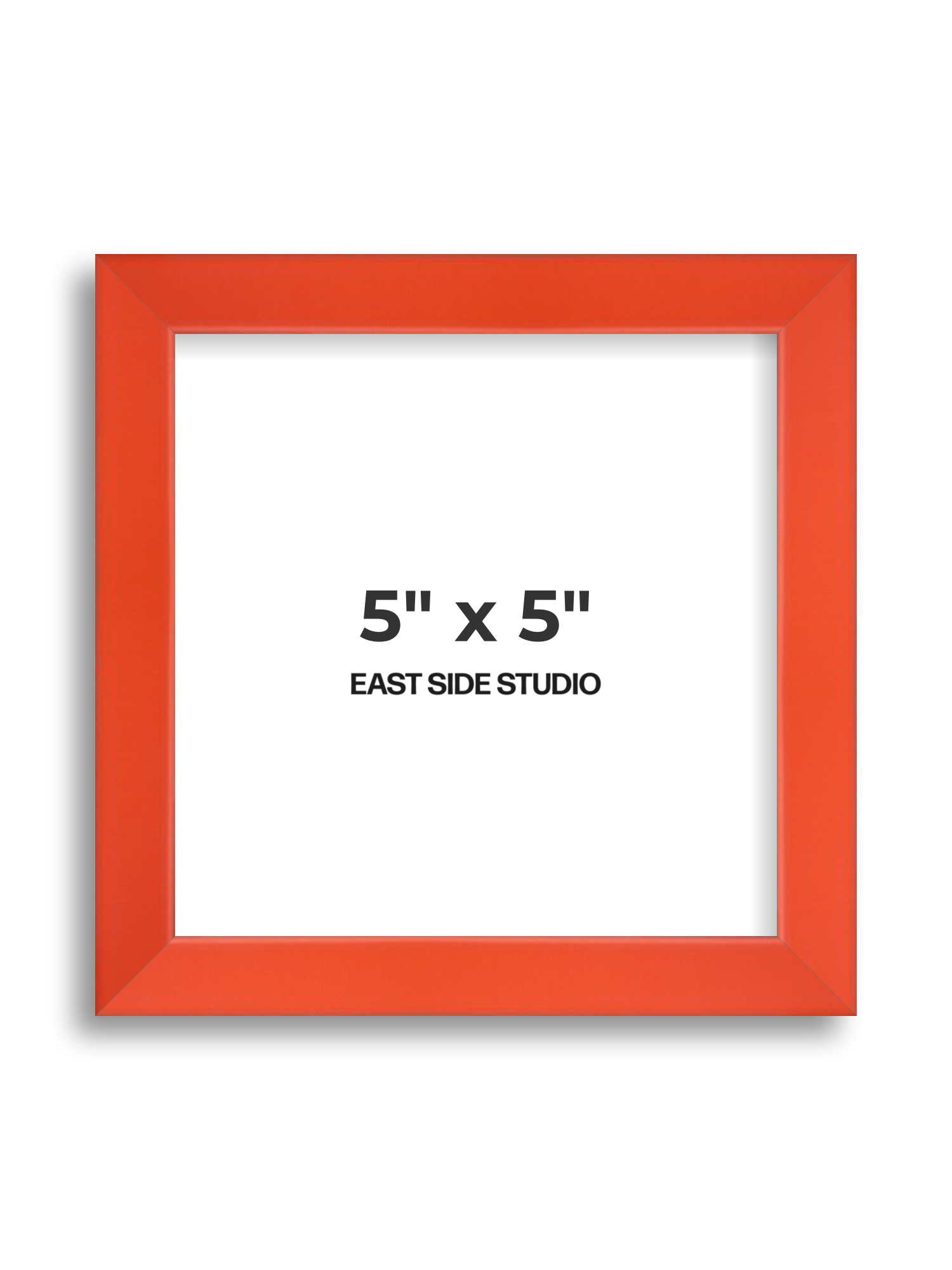 Tangerine 5" x 5" picture frame