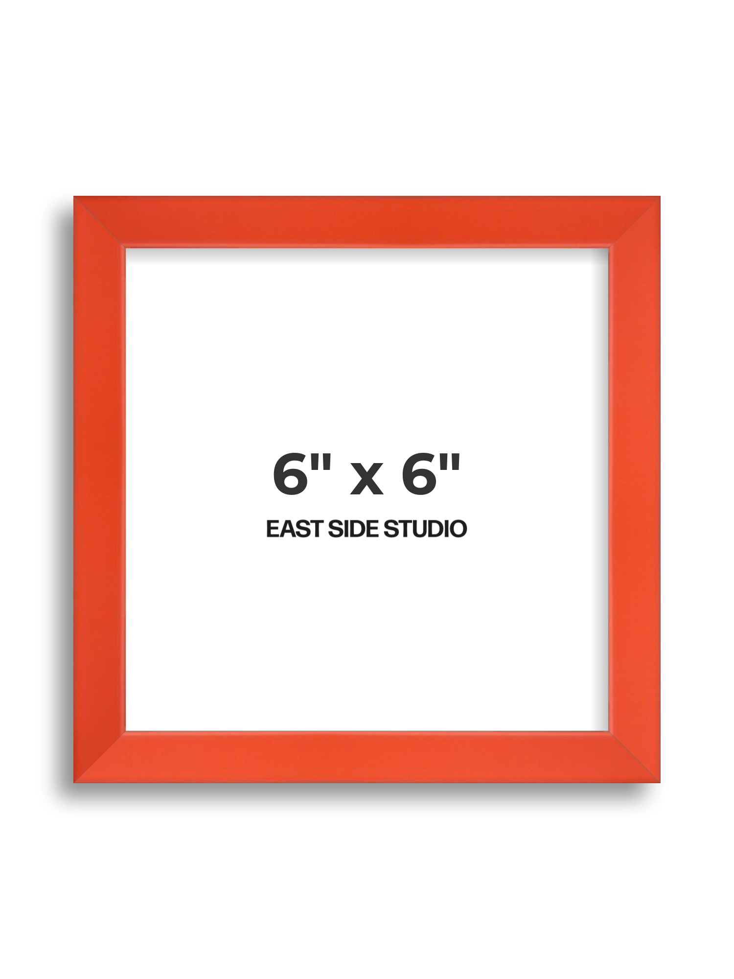 Tangerine 6" x 6" picture frame