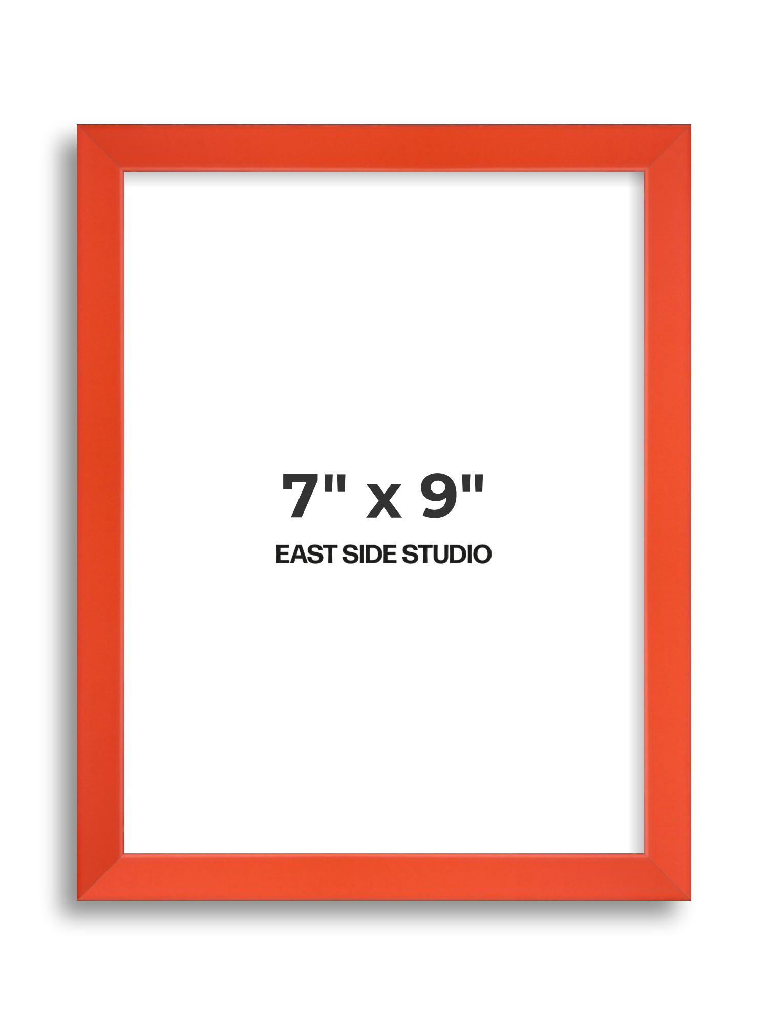 Tangerine 7" x 9" picture frame