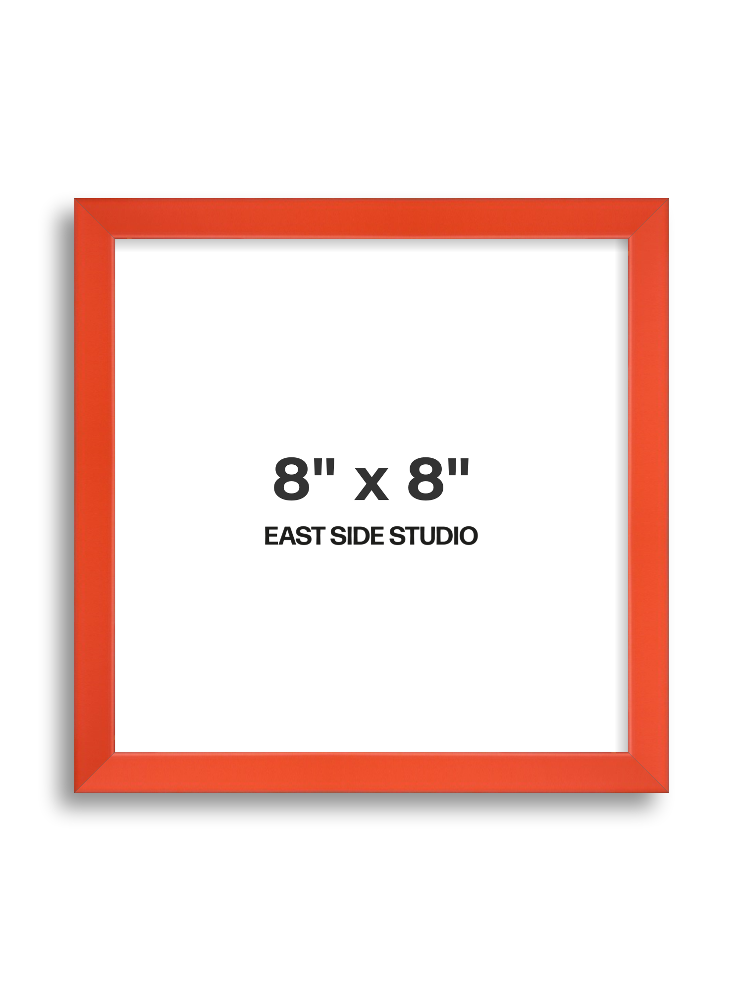 Tangerine 8" x 8" picture frame