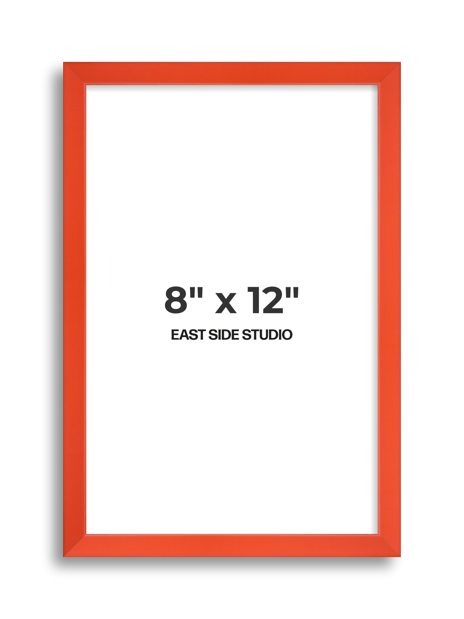 Tangerine 8" x 12" picture frame
