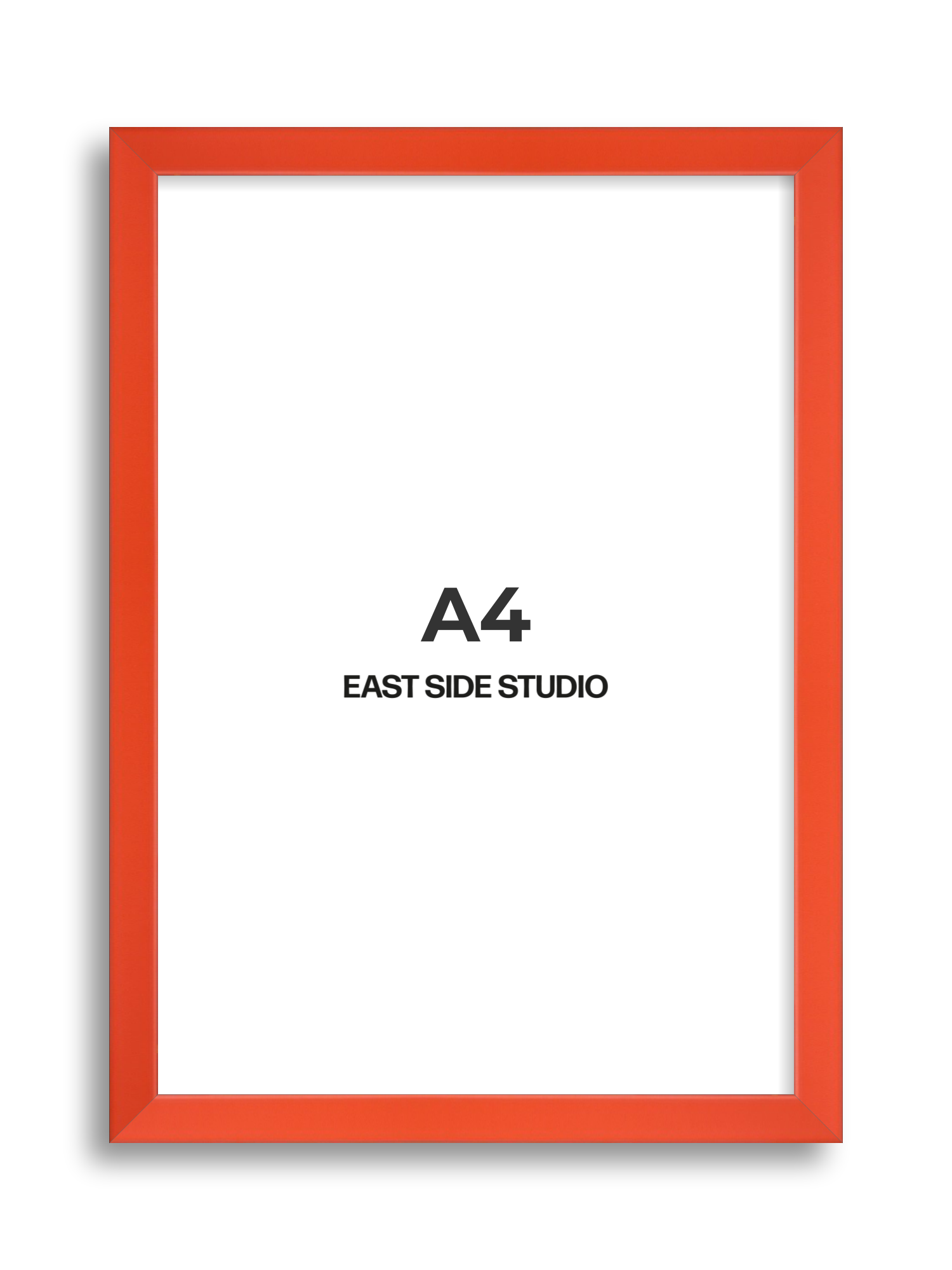 Tangerine A4 picture frame