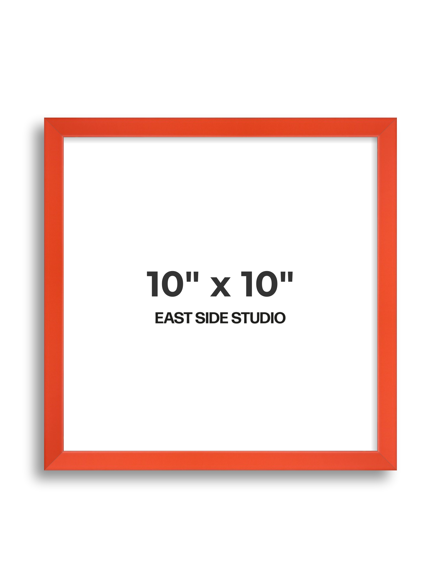 Tangerine 10" x 10" picture frame