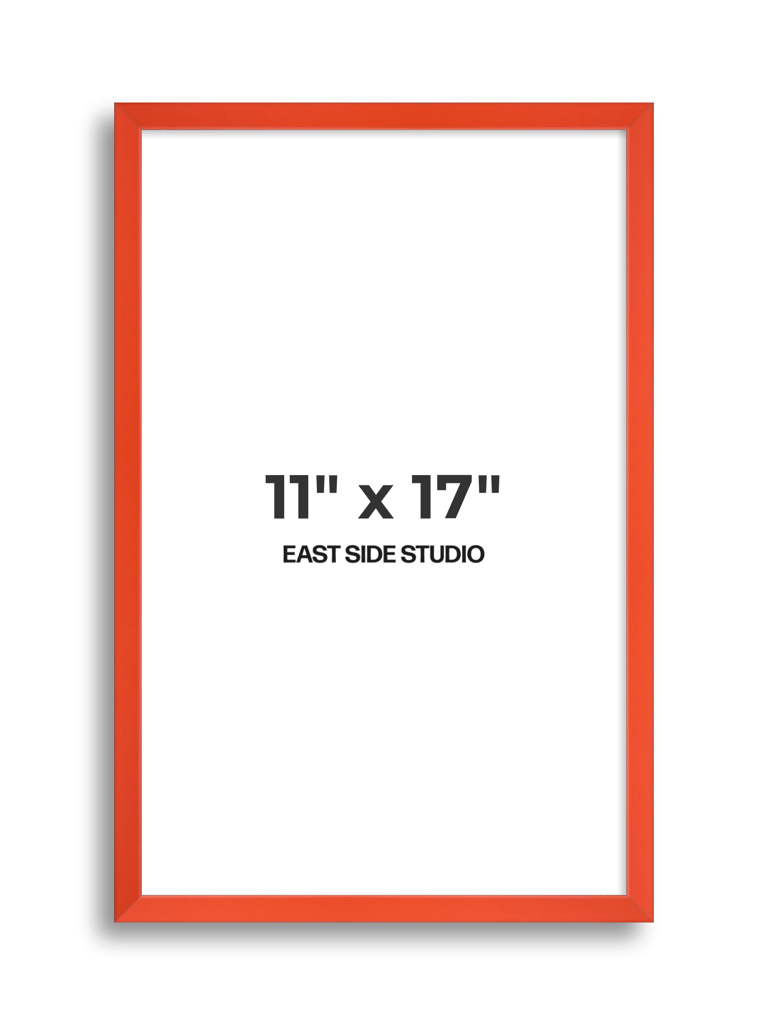 Tangerine 11" x 17" picture frame