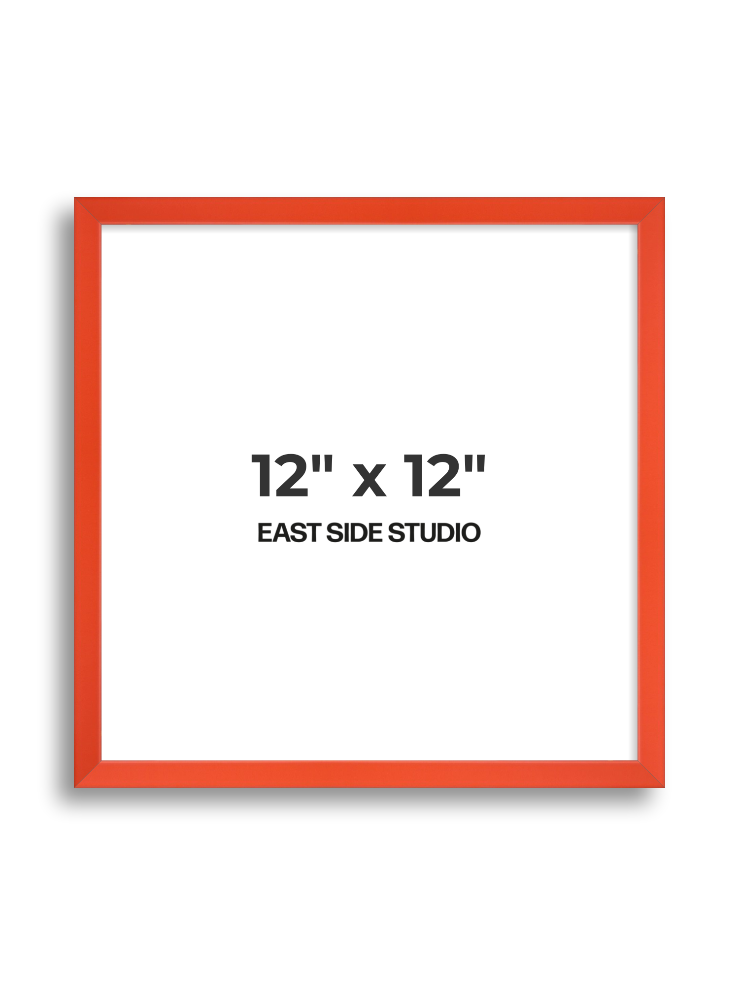 Tangerine 12" x 12" picture frame