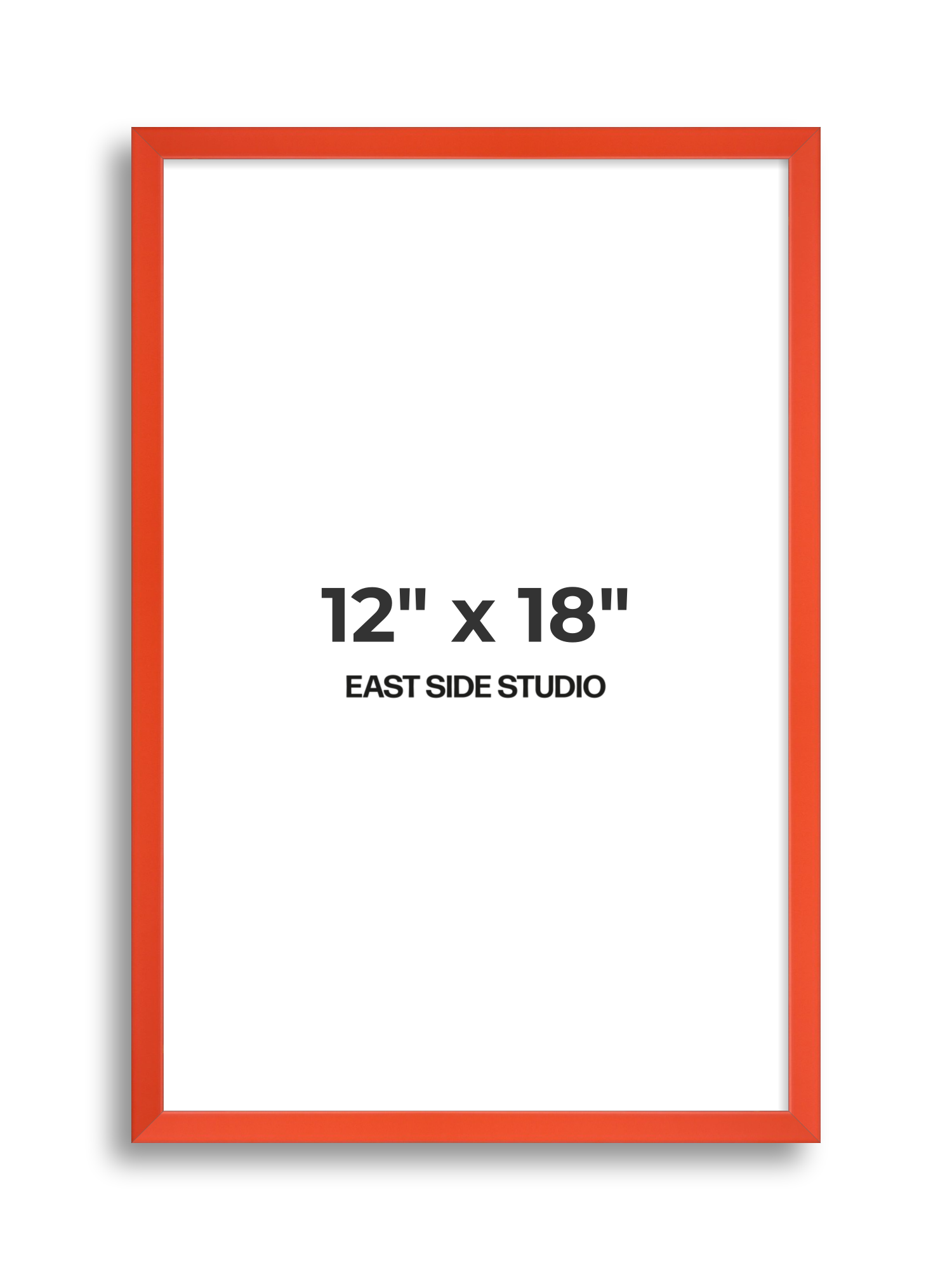 Tangerine 12" x 18" picture frame