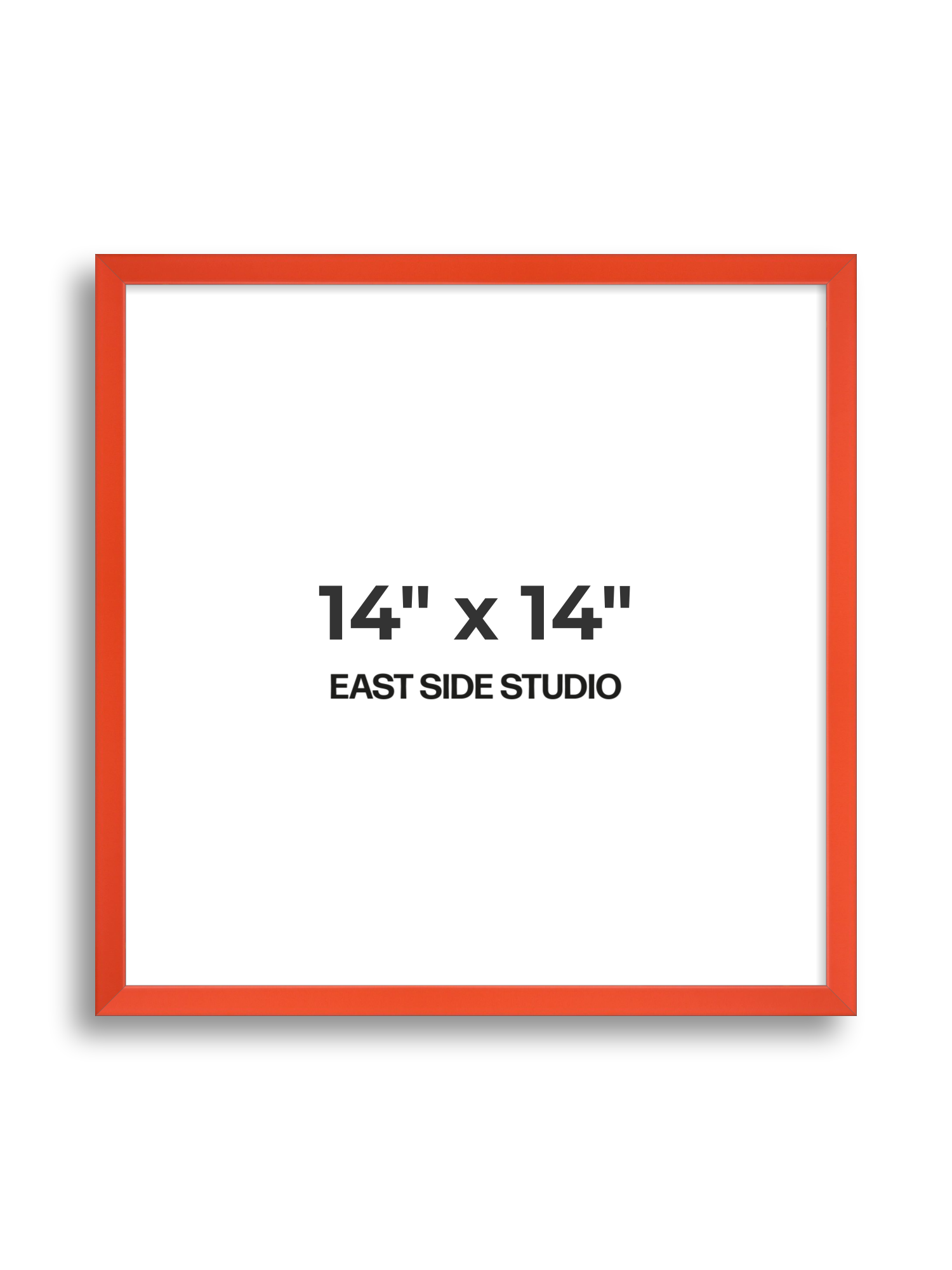 Tangerine 14" x 14" picture frame