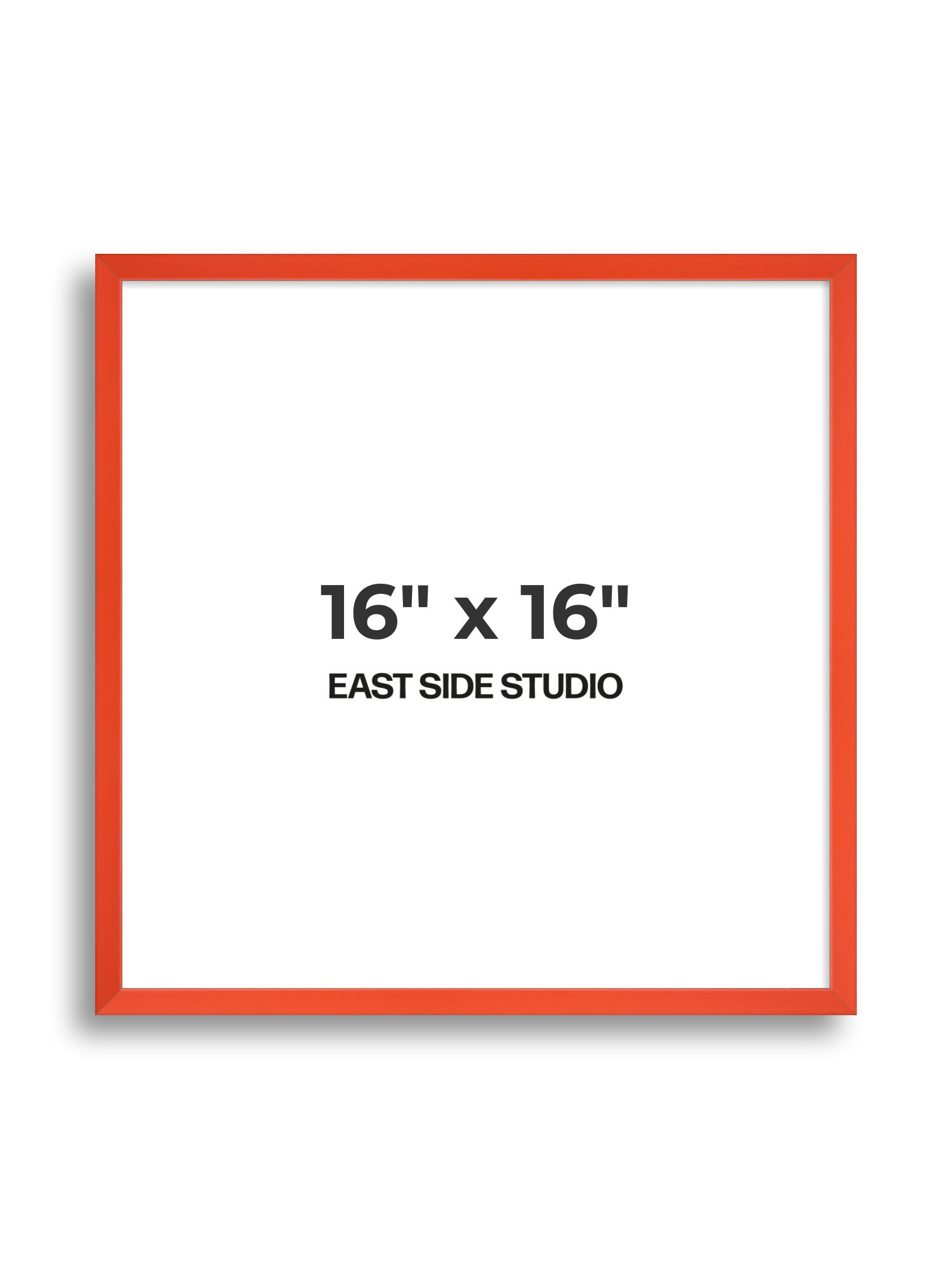 Tangerine 16" x 16" picture frame
