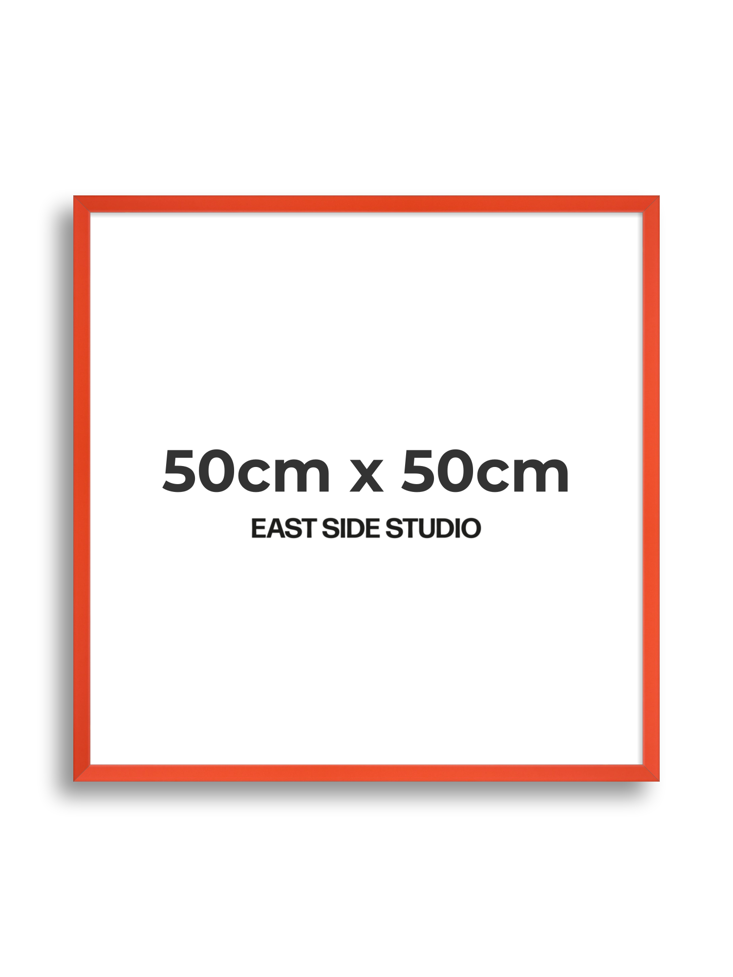 Tangerine 50cm x 50cm picture frame