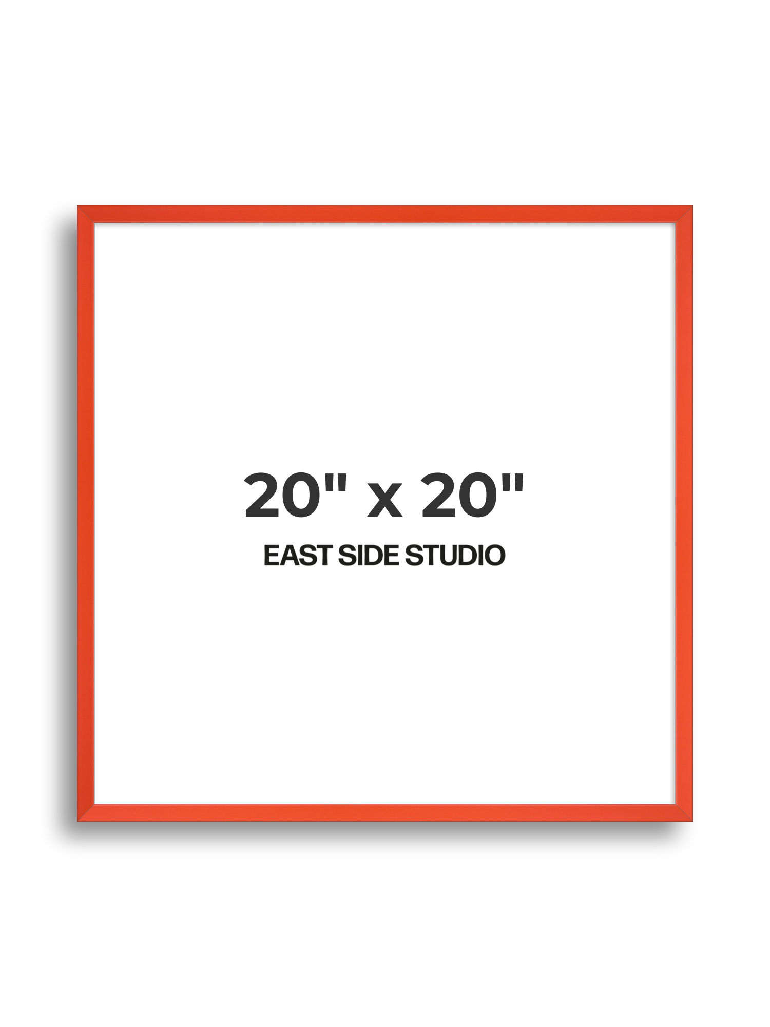Tangerine 20" x 20" picture frame