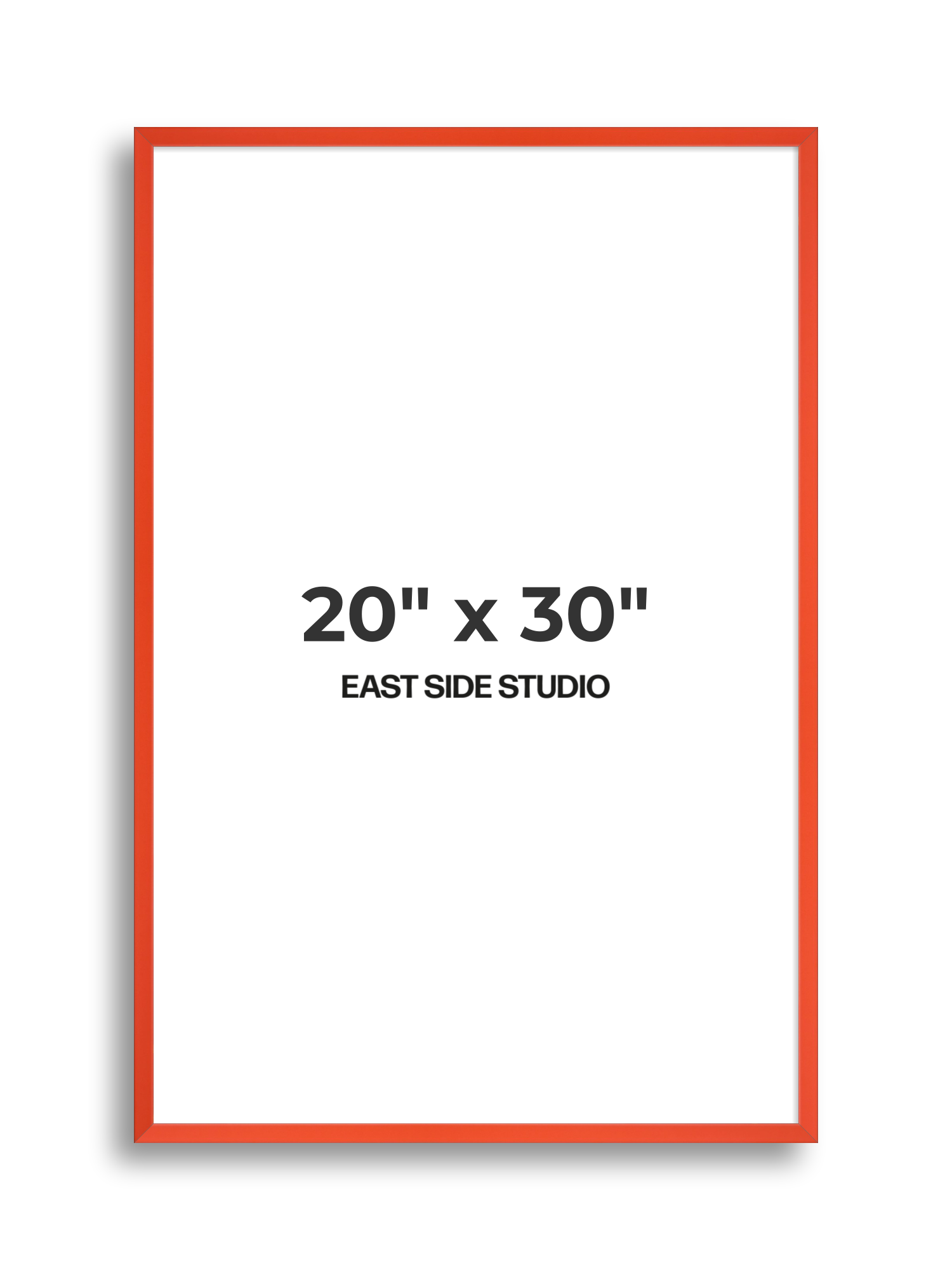 Tangerine 20" x 30" picture frame