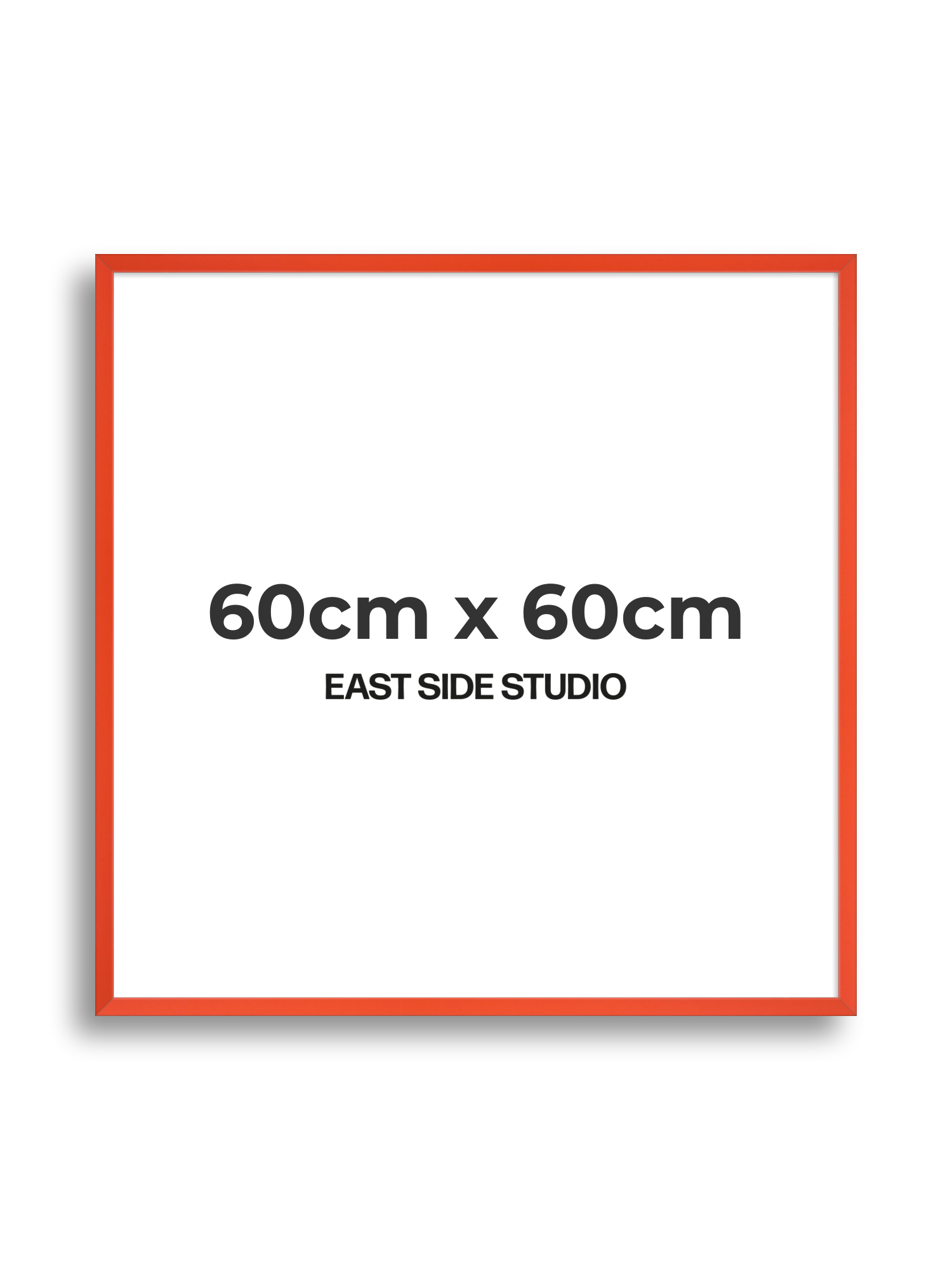 Tangerine 60cm x 60cm picture frame