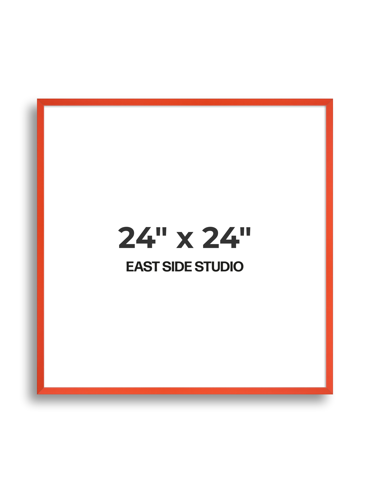Tangerine 24" x 24" picture frame