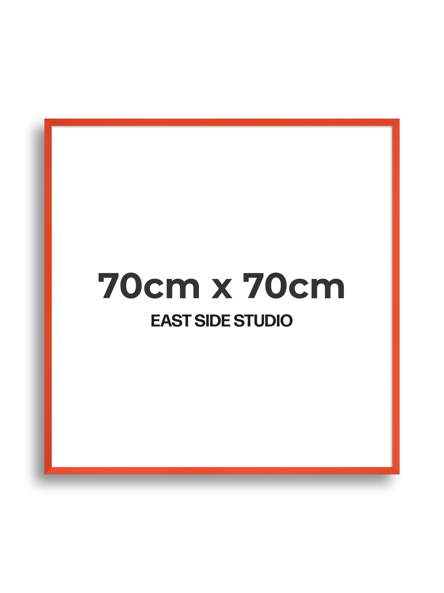 Tangerine 70cm x 70cm picture frame
