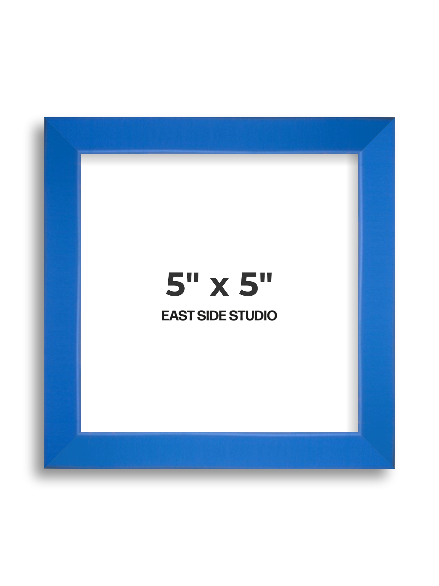 Azure Blue 5" x 5" picture frame