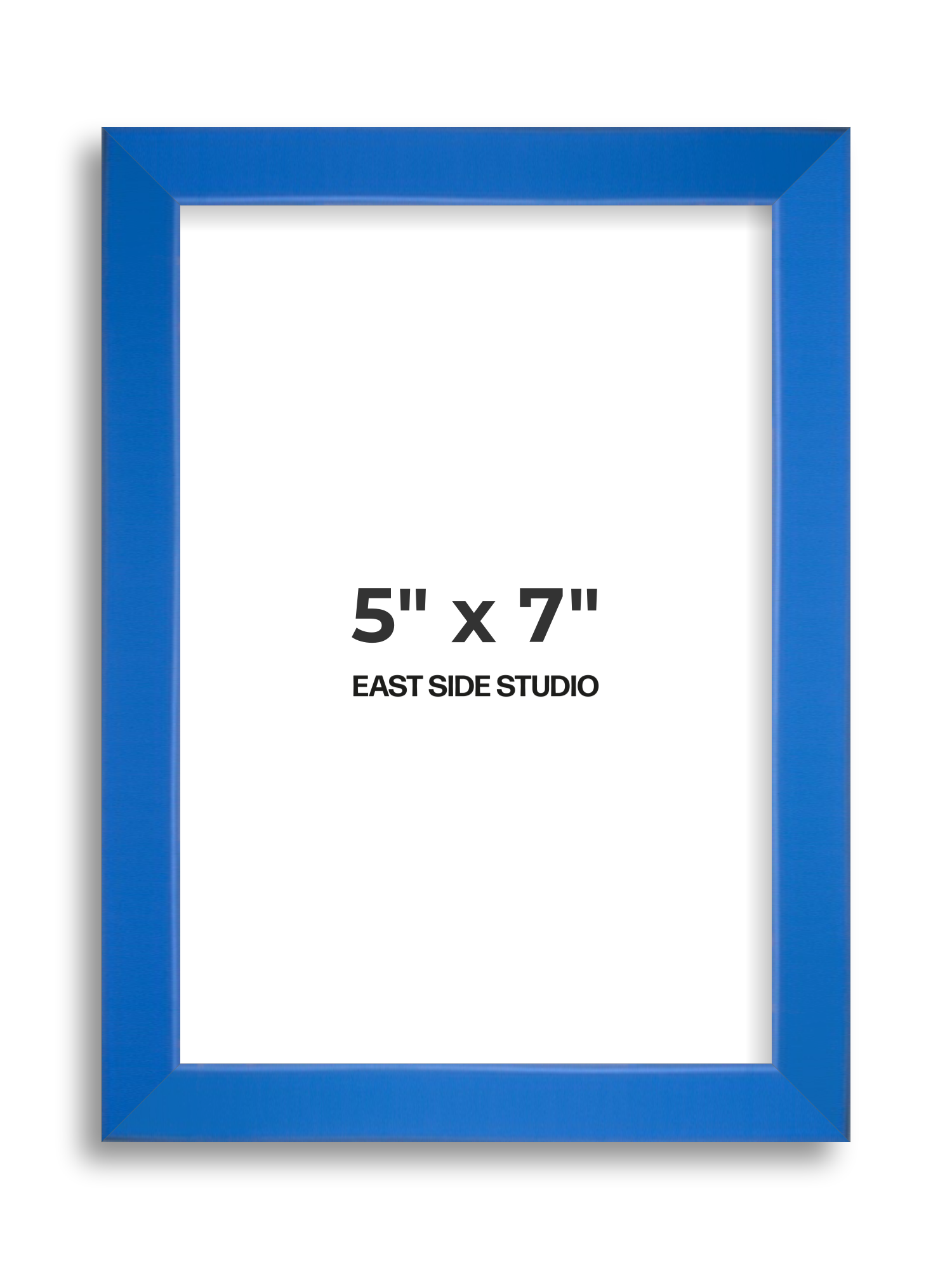 Azure Blue 5" x 7" picture frame