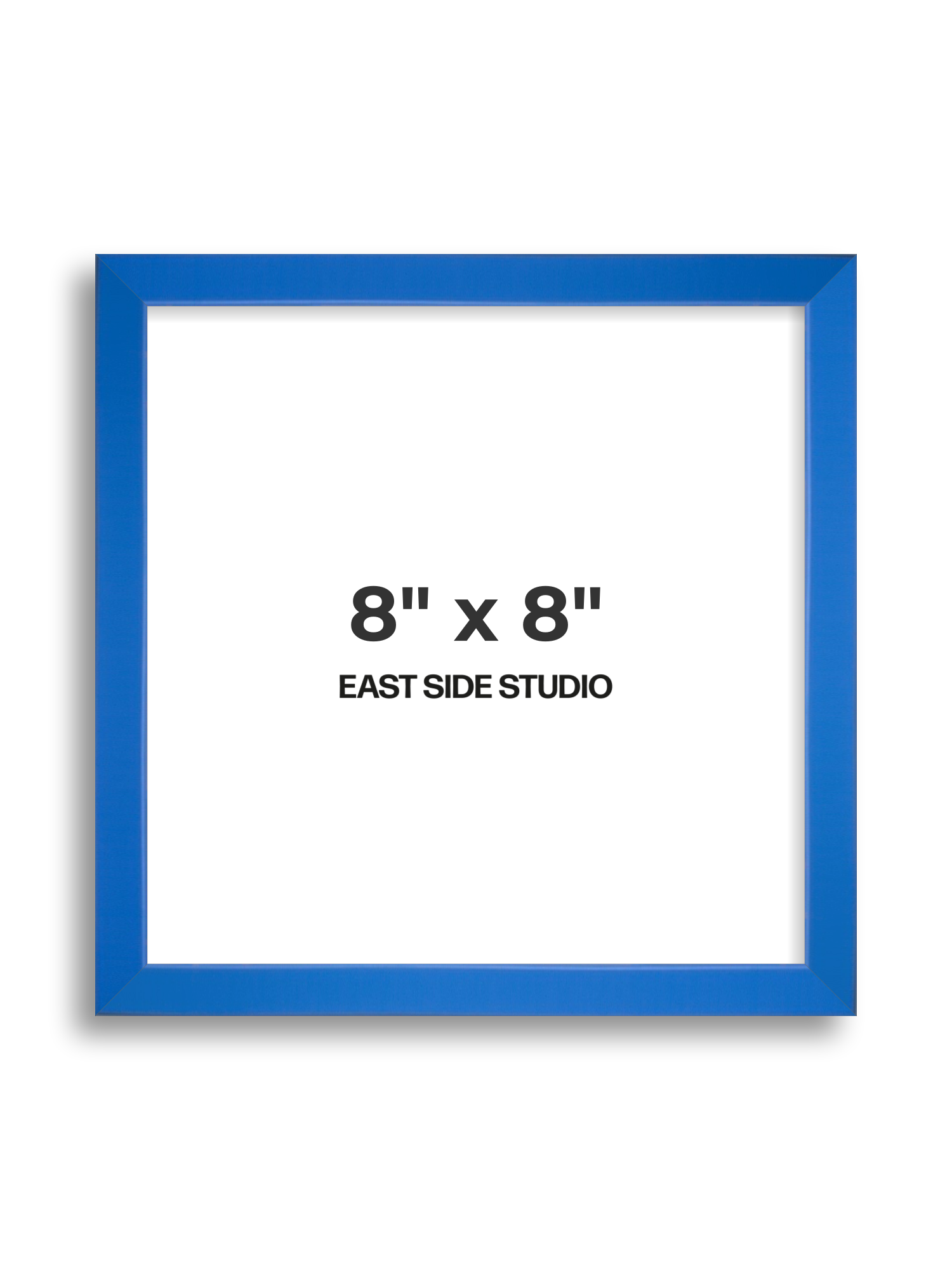 Azure Blue 8" x 8" picture frame
