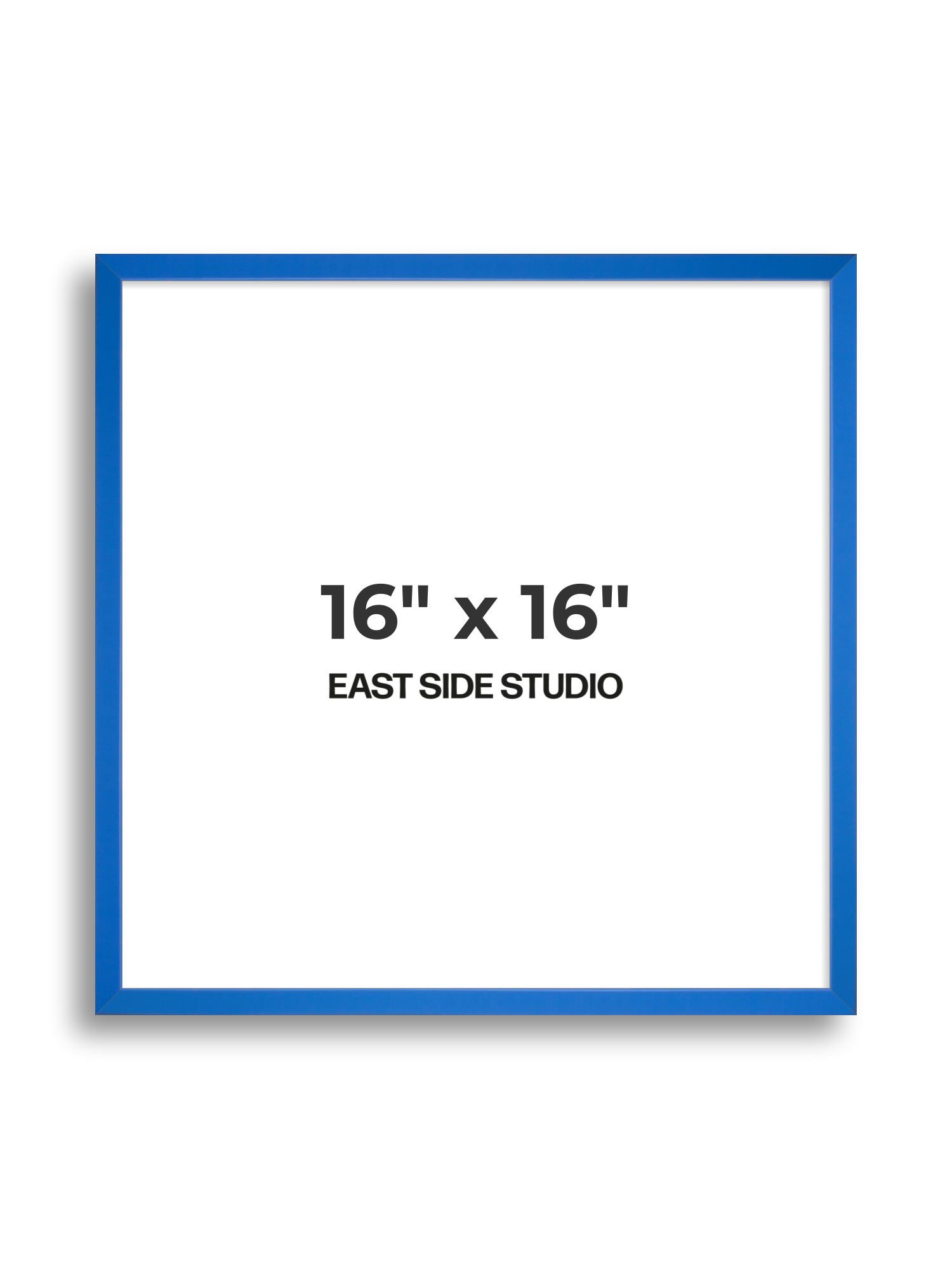 Azure Blue 16" x 16" picture frame