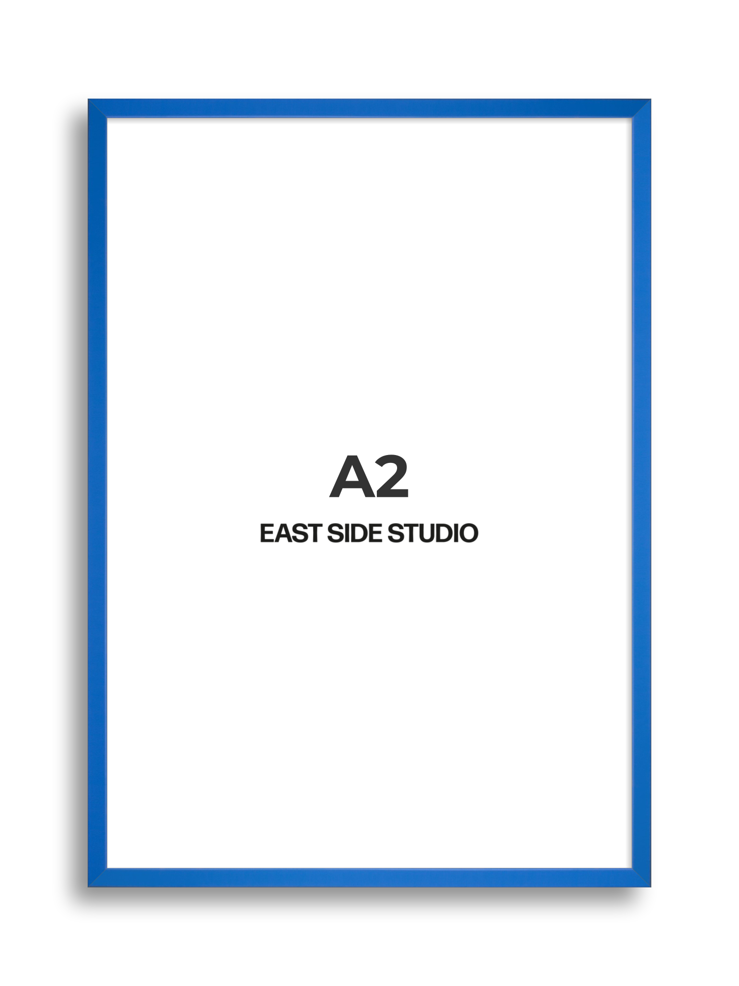 Azure Blue A2 picture frame