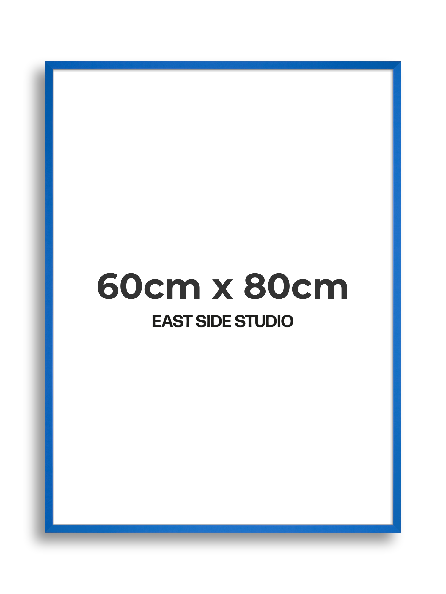 Azure Blue 60cm x 80cm picture frame